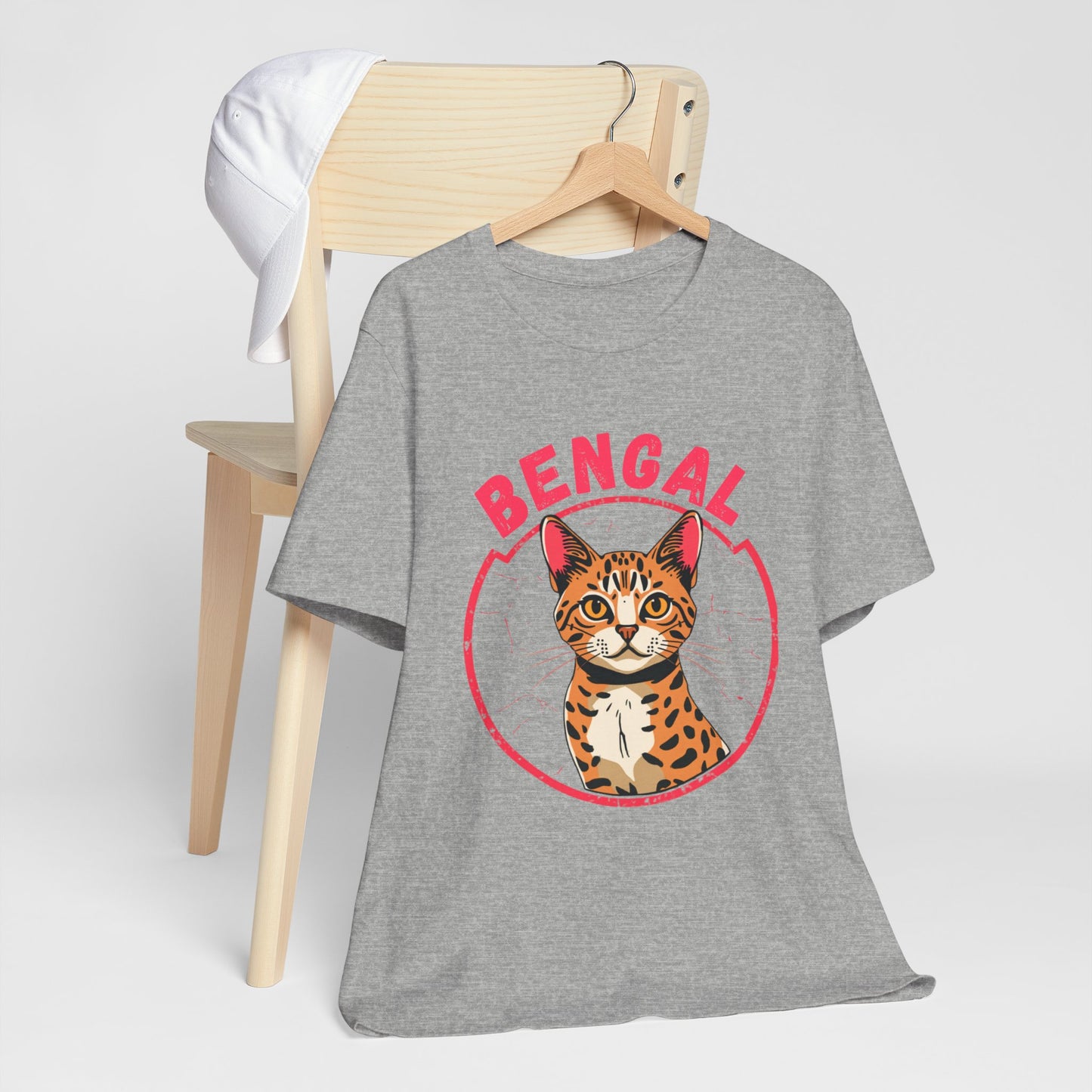 Bengal funny t-shirt variant 63 - Bengal Cat Funny T-Shirt - Wild At Heart Spoiled At Home - black