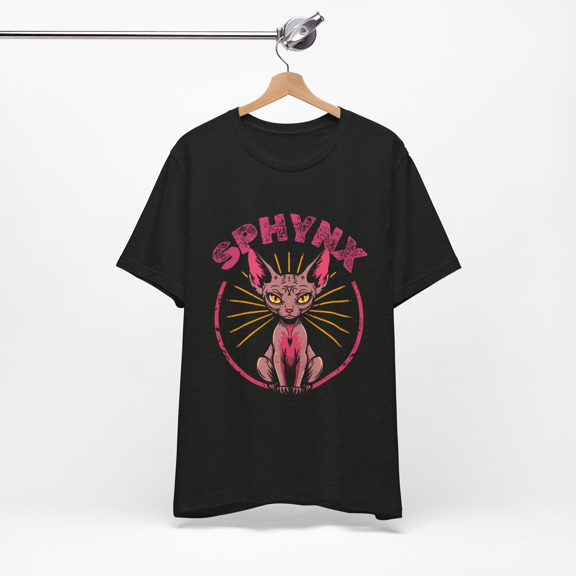 Cat funny t-shirt variant 20 - Sphynx Cat Funny T-Shirt - Naked & Unbothered - black