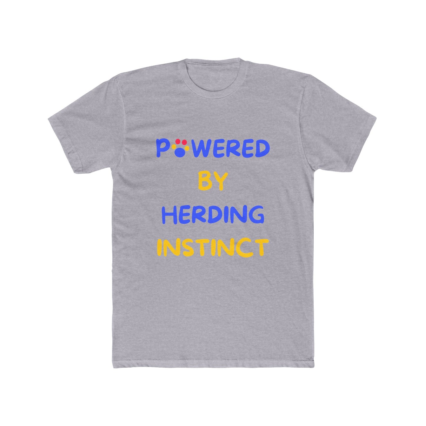Australian Shepherd funny t-shirt variant 3 - Australian Shepherd - Powered By Herding Instinct - black