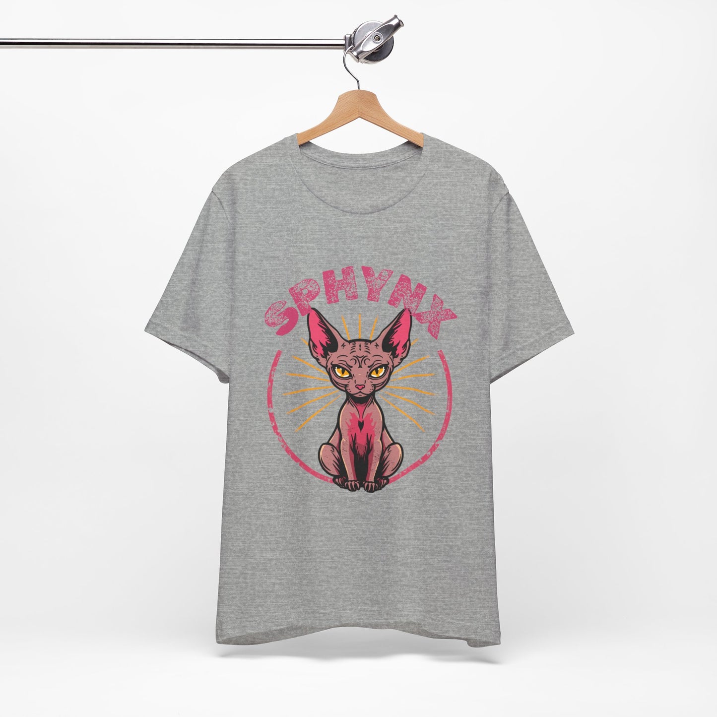 Cat funny t-shirt variant 17 - Sphynx Cat Funny T-Shirt - Naked & Unbothered - black