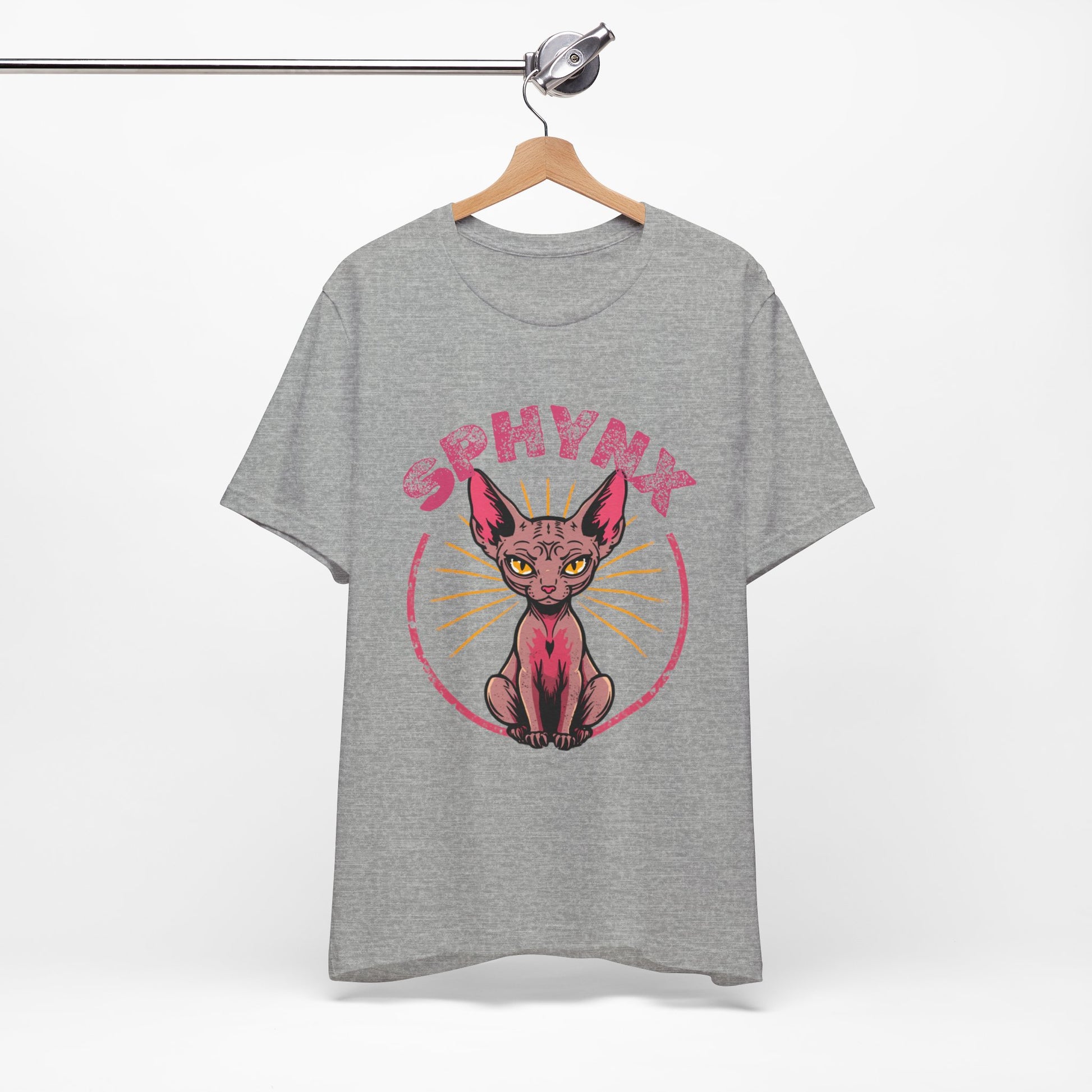 Cat funny t-shirt variant 17 - Sphynx Cat Funny T-Shirt - Naked & Unbothered - black