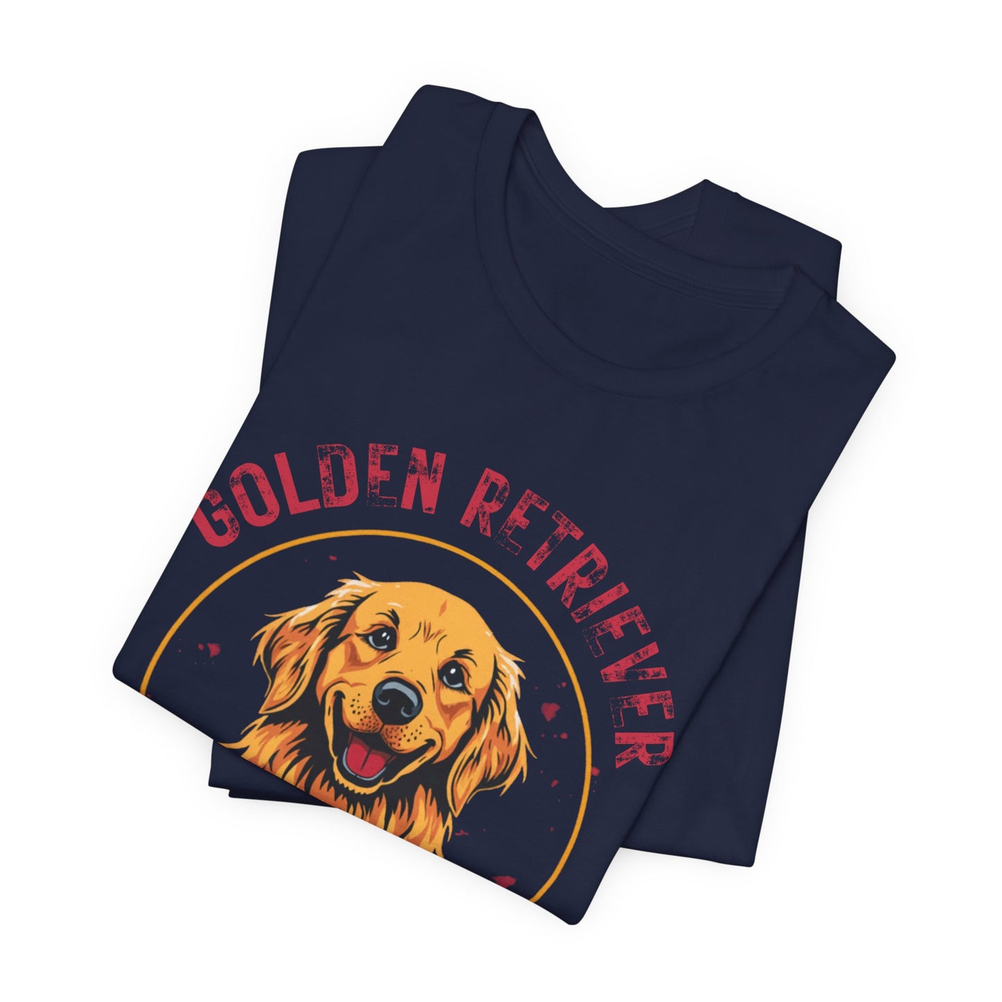 Golden Retriever funny t-shirt variant 66 - Golden Retriever Funny T-Shirt - Loyal Lovable & Slightly Overdressed - black
