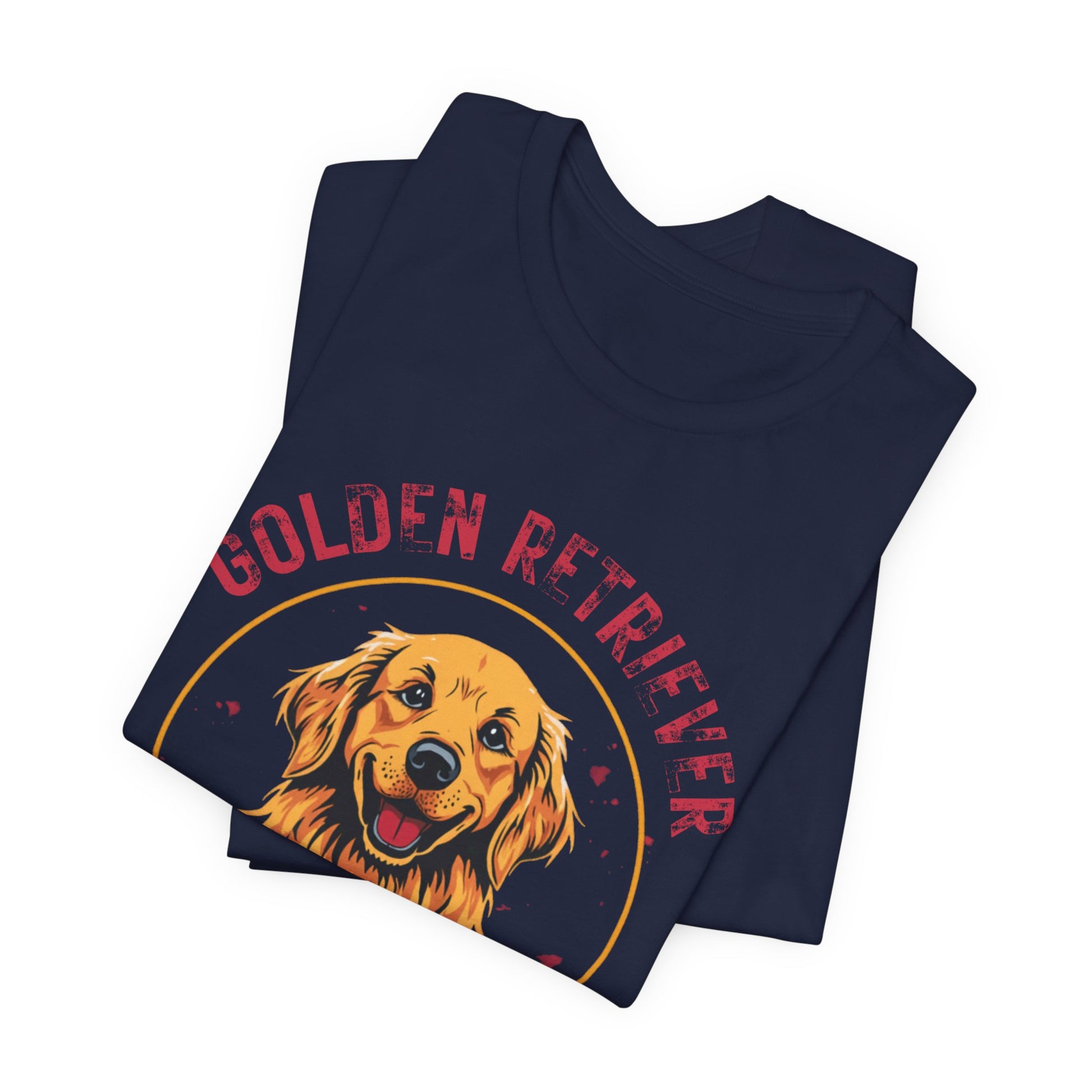 Golden Retriever funny t-shirt variant 66 - Golden Retriever Funny T-Shirt - Loyal Lovable & Slightly Overdressed - black
