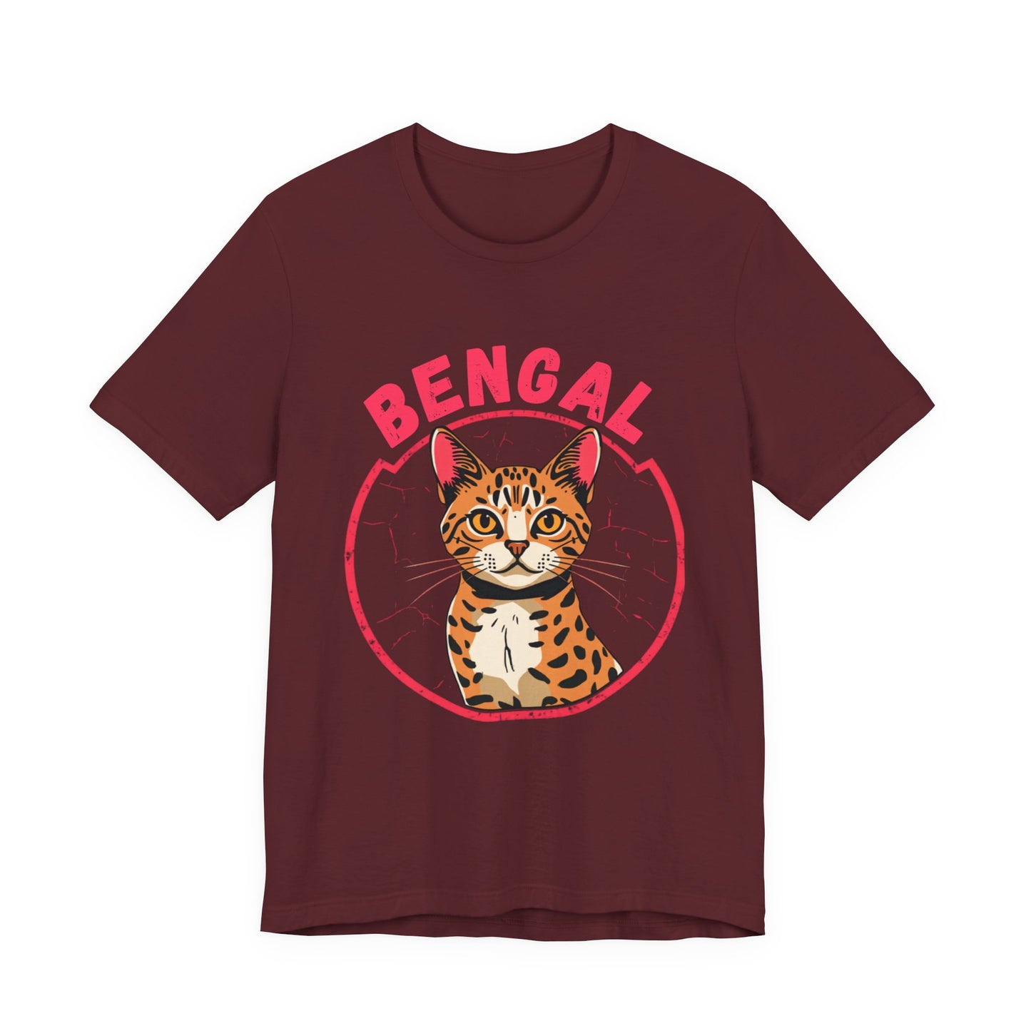 Bengal funny t-shirt variant 18 - Bengal Cat Funny T-Shirt - Wild At Heart Spoiled At Home - black