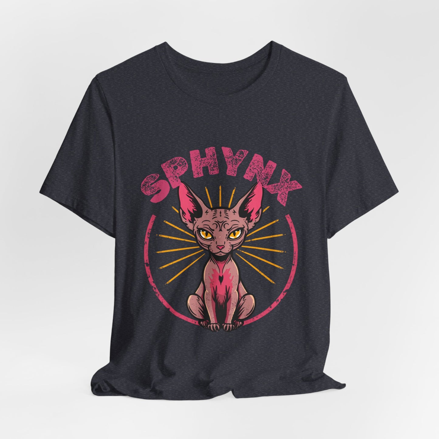 Cat funny t-shirt variant 23 - Sphynx Cat Funny T-Shirt - Naked & Unbothered - black