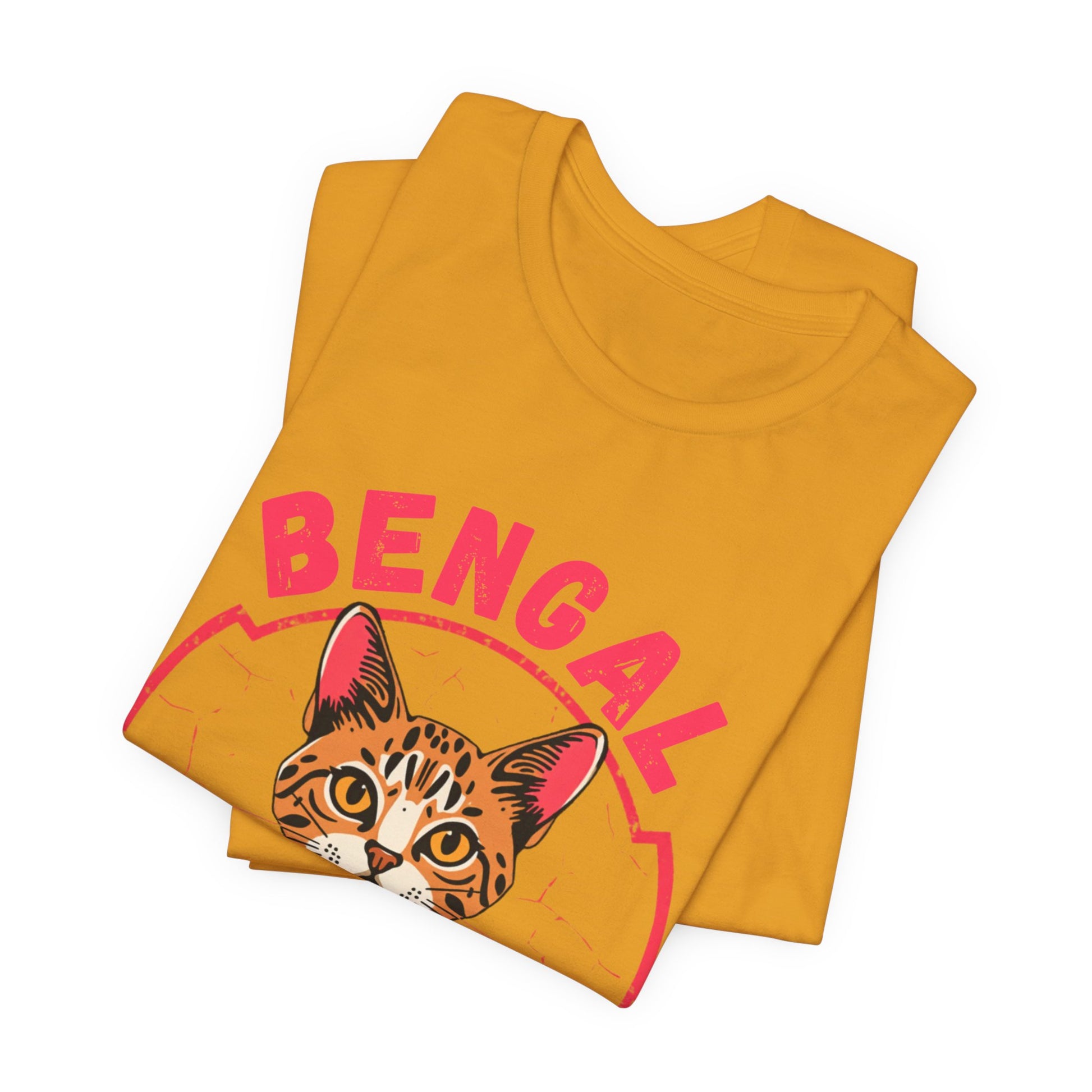 Bengal funny t-shirt variant 45 - Bengal Cat Funny T-Shirt - Wild At Heart Spoiled At Home - black