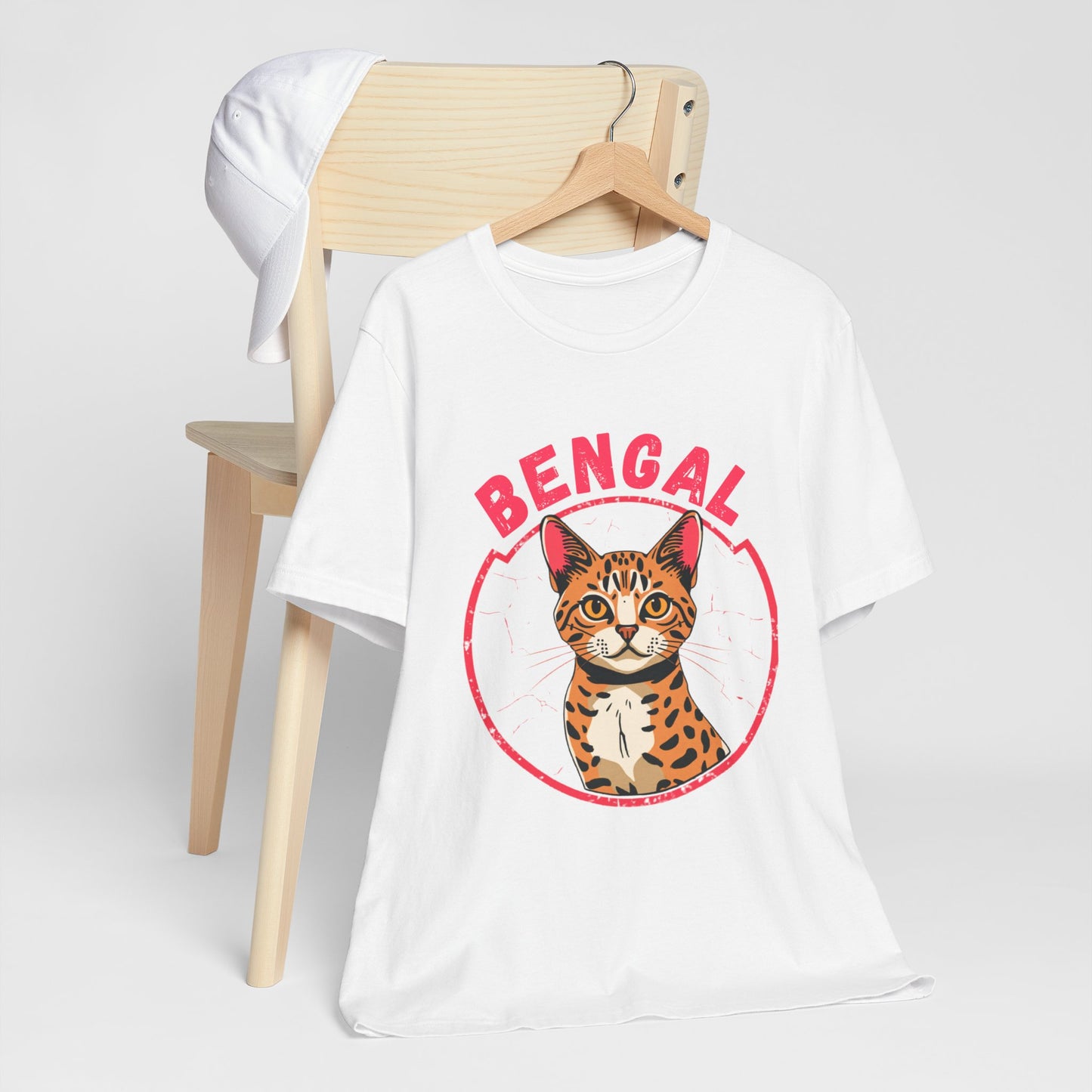 Bengal funny t-shirt variant 23 - Bengal Cat Funny T-Shirt - Wild At Heart Spoiled At Home - black