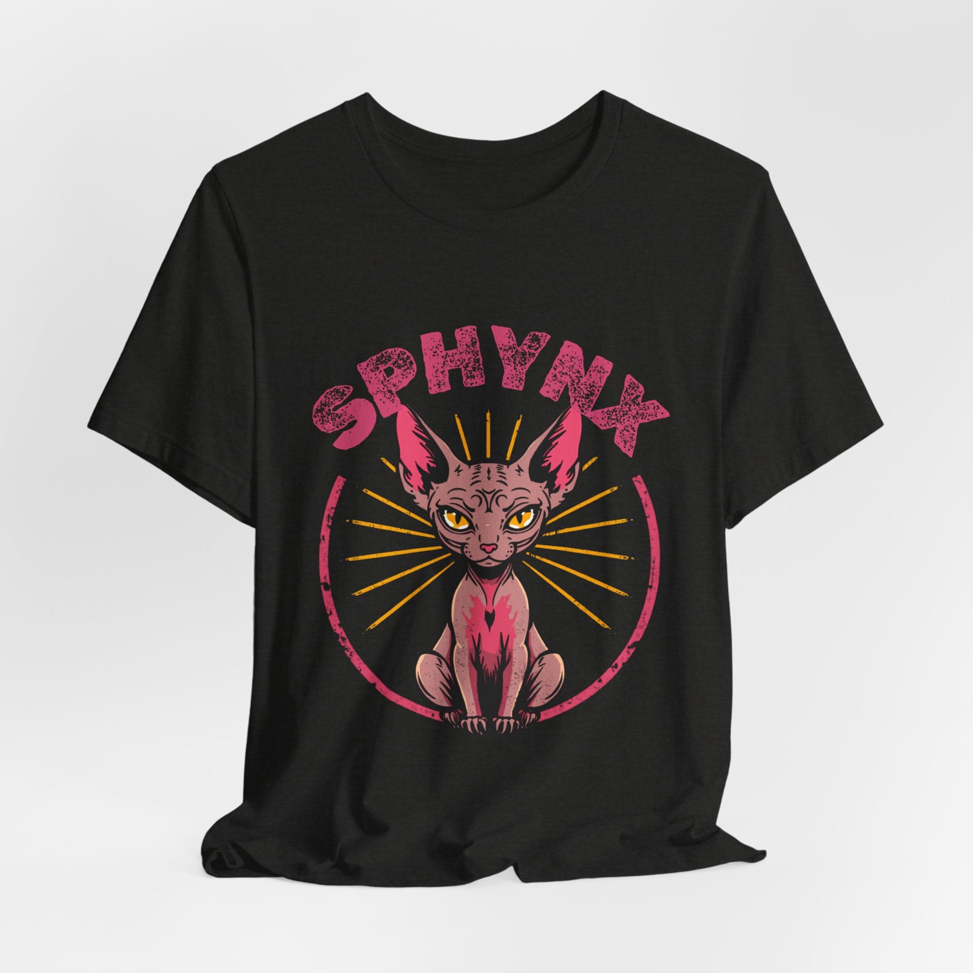 Cat funny t-shirt variant 19 - Sphynx Cat Funny T-Shirt - Naked & Unbothered - black