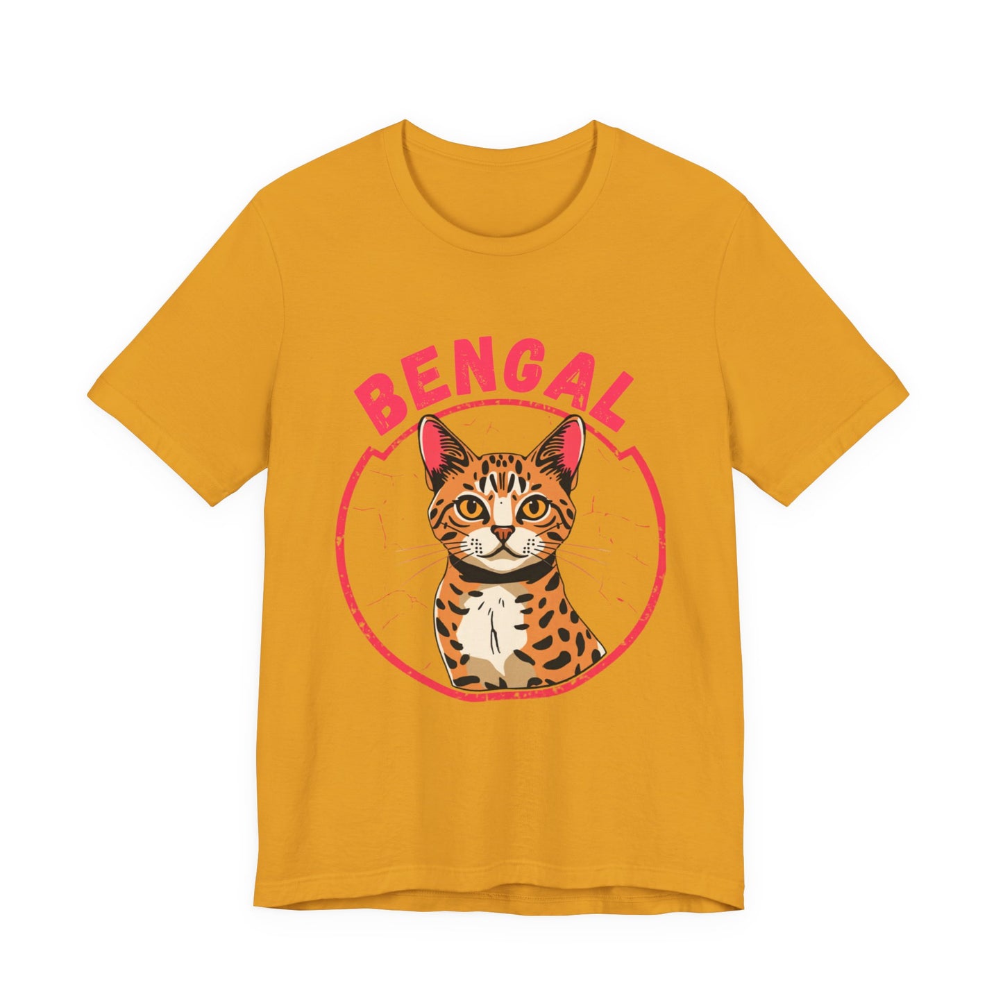 Bengal funny t-shirt variant 7 - Bengal Cat Funny T-Shirt - Wild At Heart Spoiled At Home - black