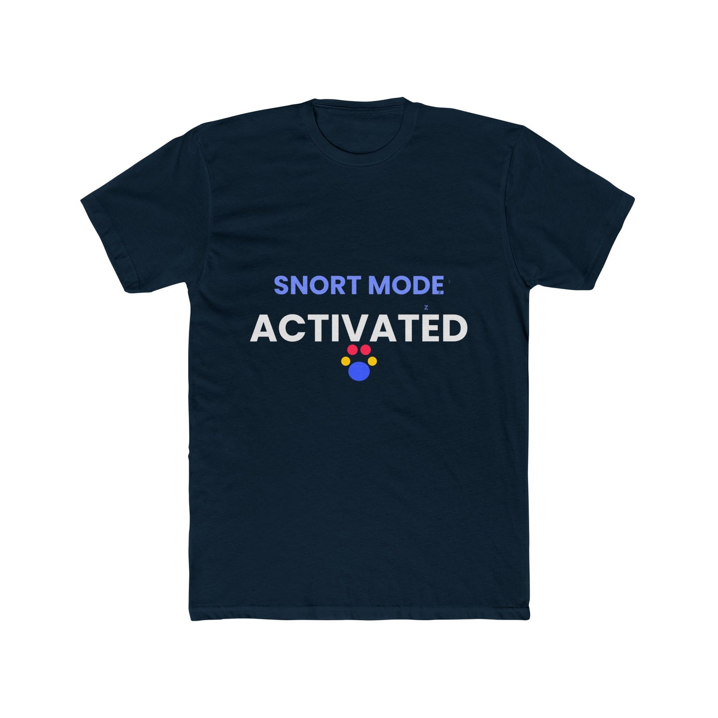 Pug funny t-shirt variant 3 - Pug - Snort Mode Activated - black