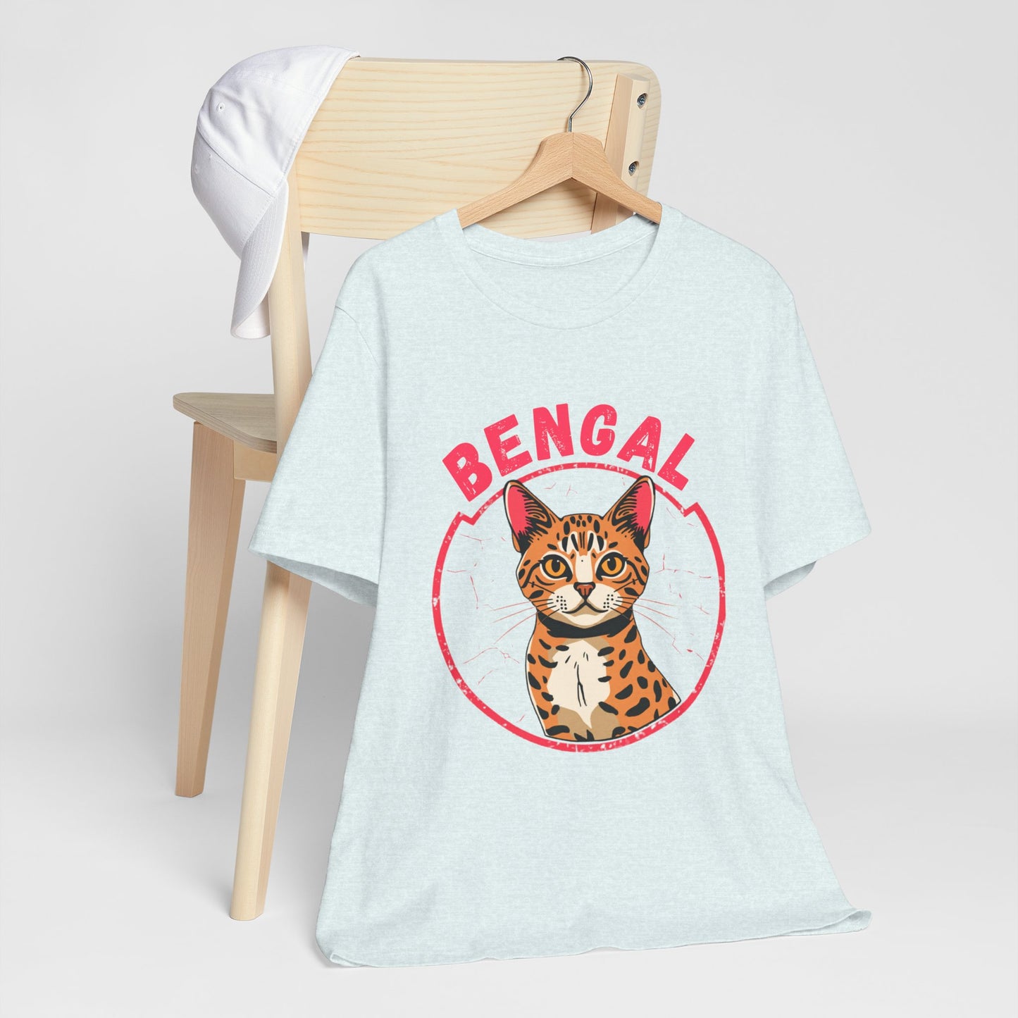 Bengal funny t-shirt variant 59 - Bengal Cat Funny T-Shirt - Wild At Heart Spoiled At Home - black