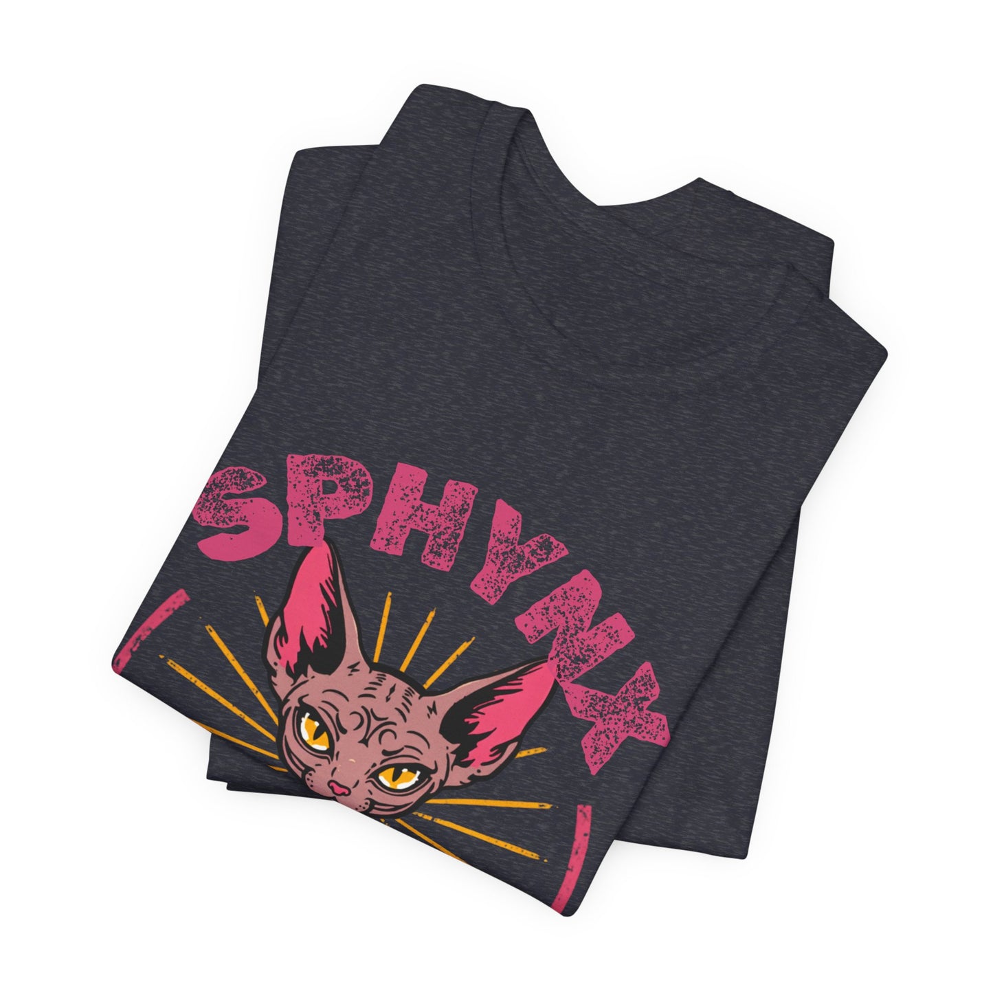 Cat funny t-shirt variant 10 - Sphynx Cat Funny T-Shirt - Naked & Unbothered - black