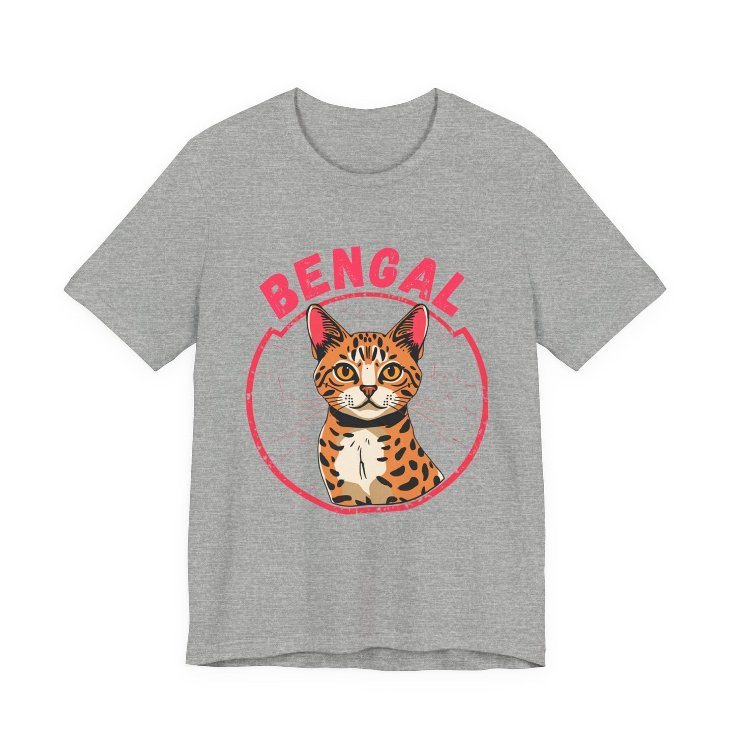 Bengal funny t-shirt variant 11 - Bengal Cat Funny T-Shirt - Wild At Heart Spoiled At Home - black