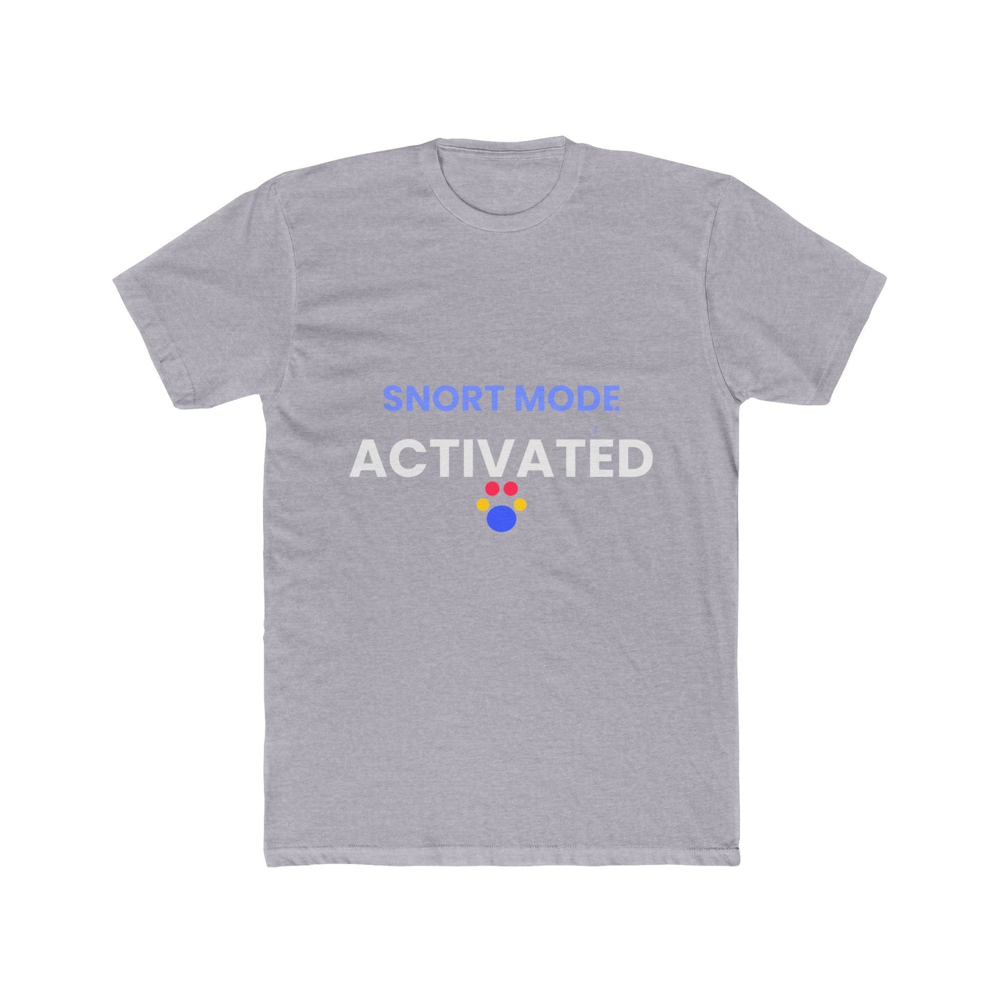 Pug funny t-shirt variant 2 - Pug - Snort Mode Activated - black