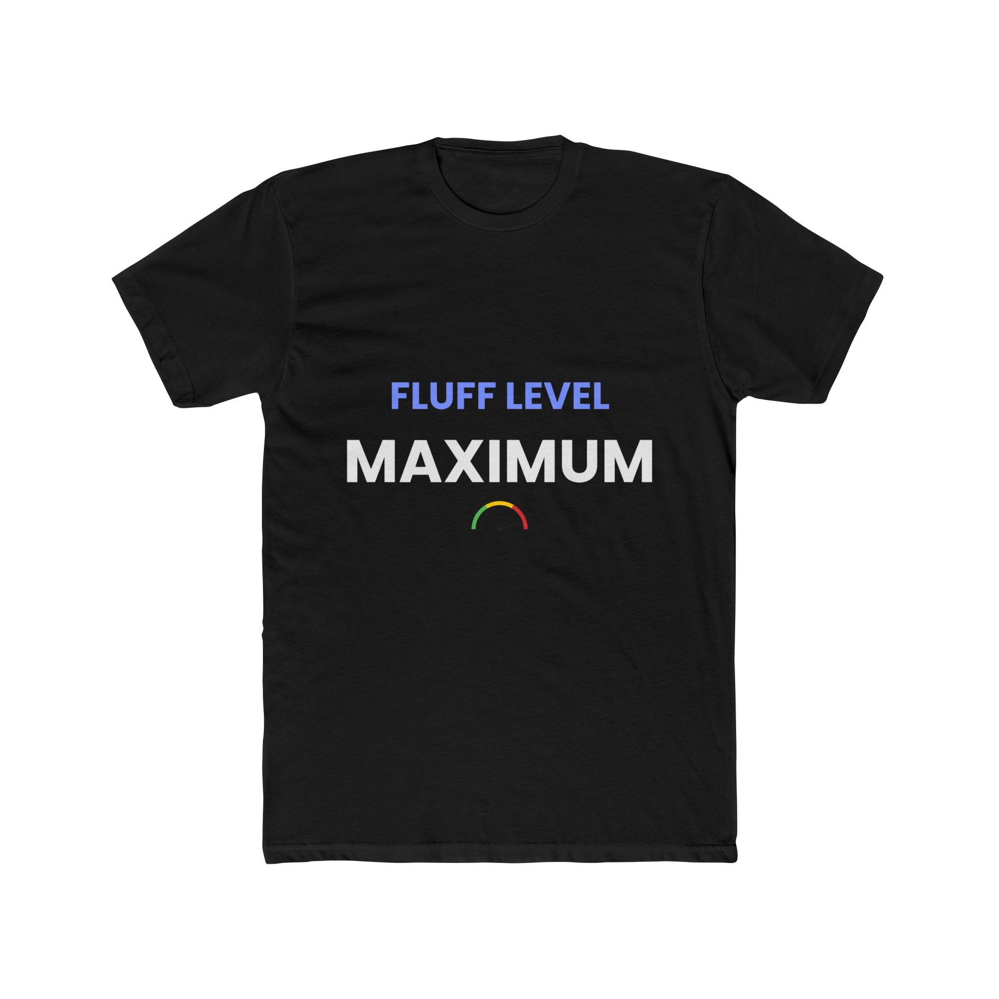 Maine Coon funny t-shirt front - Maine Coon - Fluff Level Maximum - black