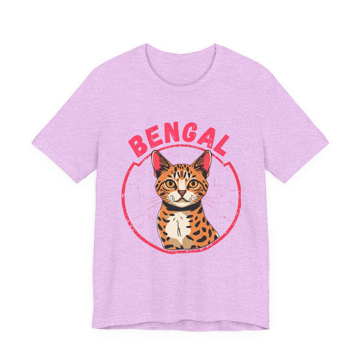 Bengal funny t-shirt variant 17 - Bengal Cat Funny T-Shirt - Wild At Heart Spoiled At Home - black