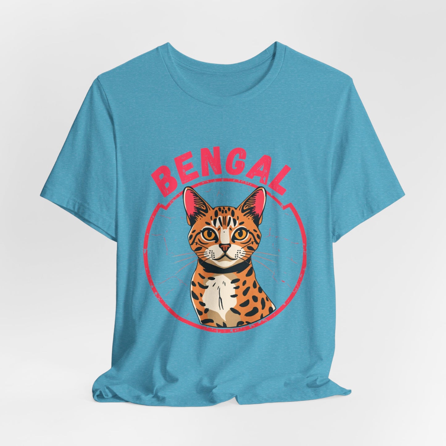 Bengal funny t-shirt variant 78 - Bengal Cat Funny T-Shirt - Wild At Heart Spoiled At Home - black