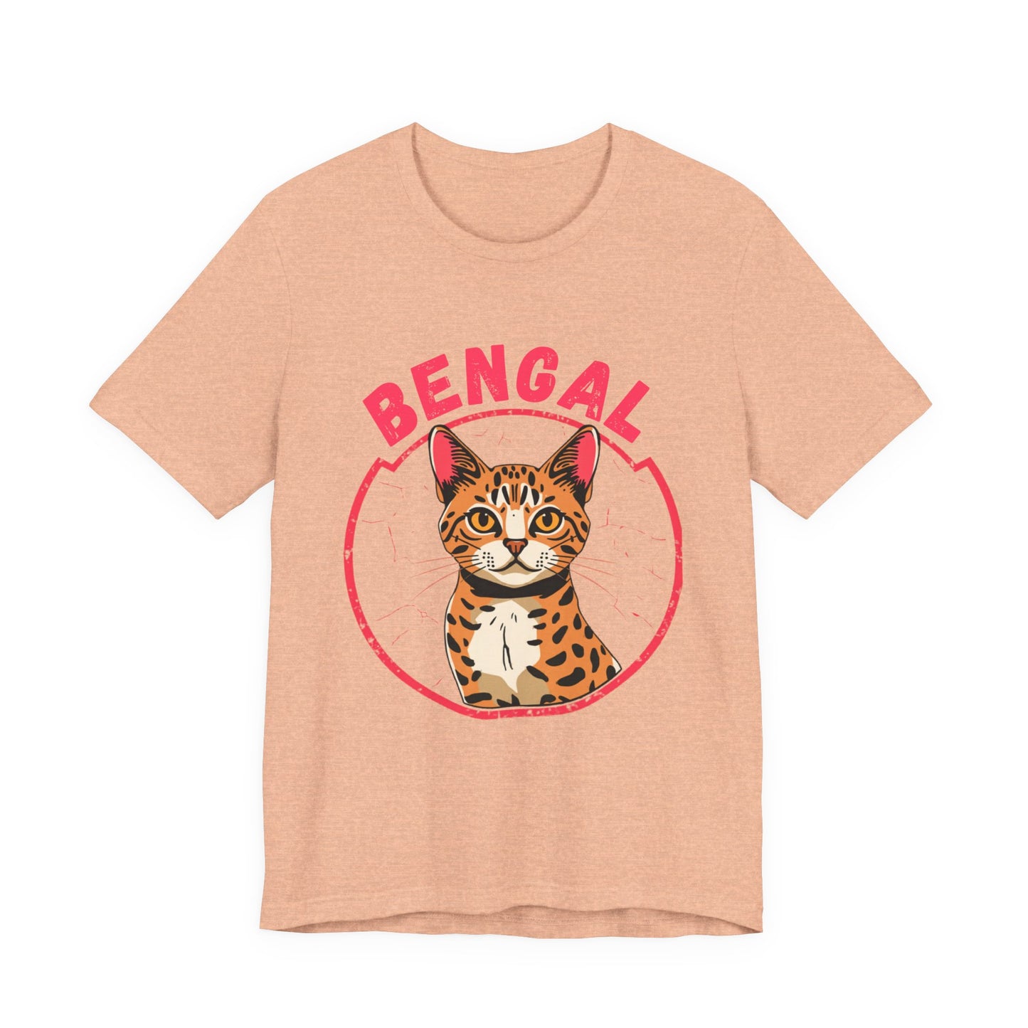 Bengal funny t-shirt variant 6 - Bengal Cat Funny T-Shirt - Wild At Heart Spoiled At Home - black