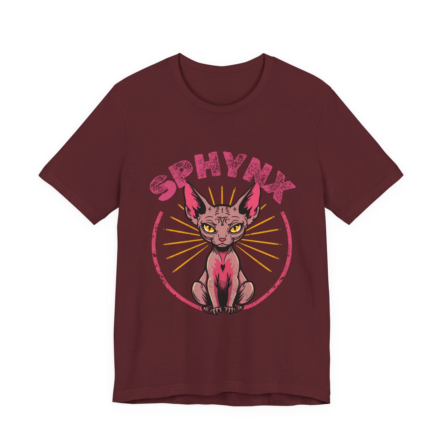 Cat funny t-shirt variant 8 - Sphynx Cat Funny T-Shirt - Naked & Unbothered - black