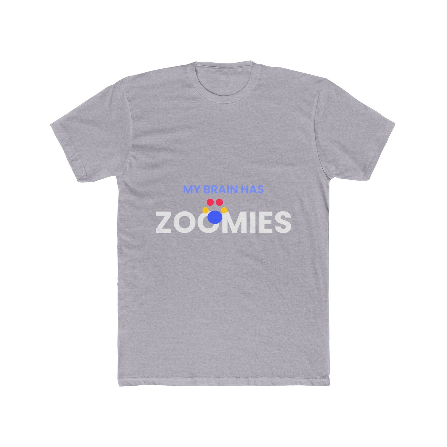 Border Collie funny t-shirt variant 2 - Border Collie - My Brain Has Zoomies - black