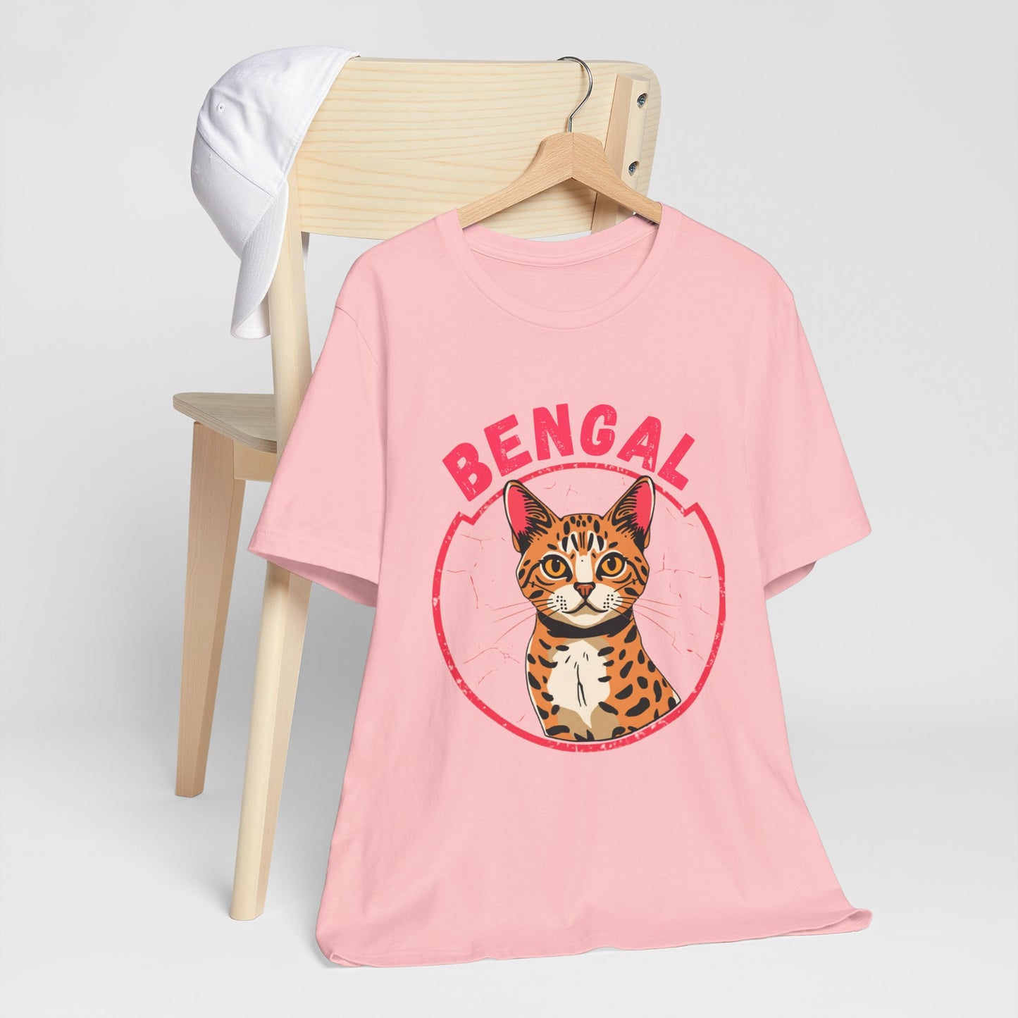 Bengal funny t-shirt variant 95 - Bengal Cat Funny T-Shirt - Wild At Heart Spoiled At Home - black