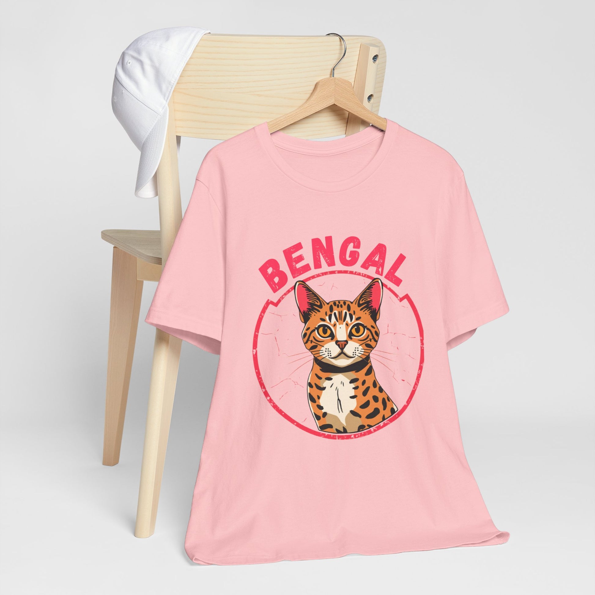 Bengal funny t-shirt variant 95 - Bengal Cat Funny T-Shirt - Wild At Heart Spoiled At Home - black