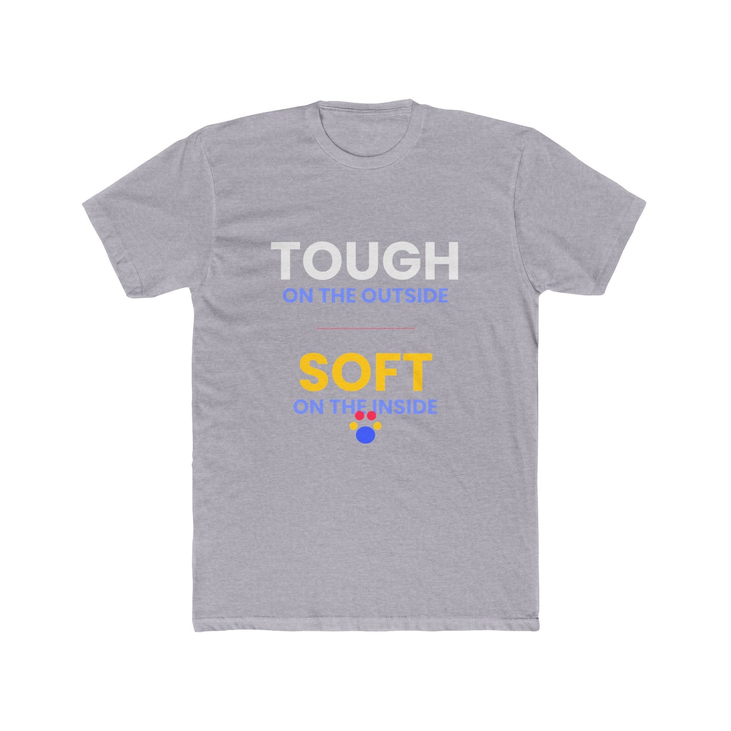 Bulldog funny t-shirt variant 2 - Bulldog - Tough On The Outside / Soft On The Inside - black