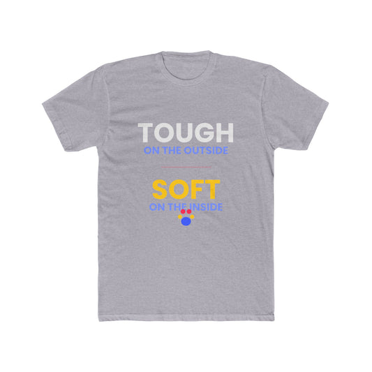 Bulldog funny t-shirt variant 2 - Bulldog - Tough On The Outside / Soft On The Inside - black