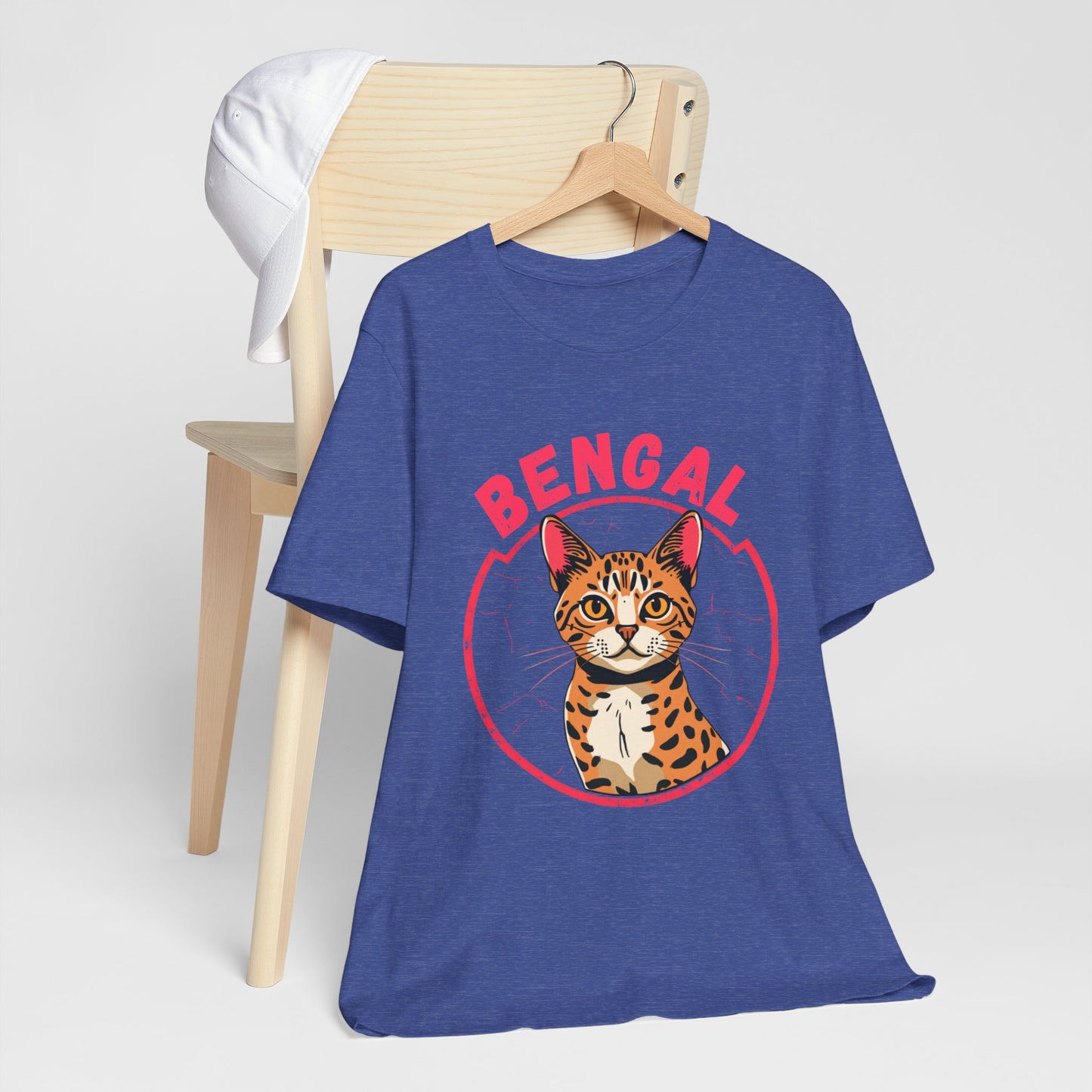 Bengal funny t-shirt variant 67 - Bengal Cat Funny T-Shirt - Wild At Heart Spoiled At Home - black