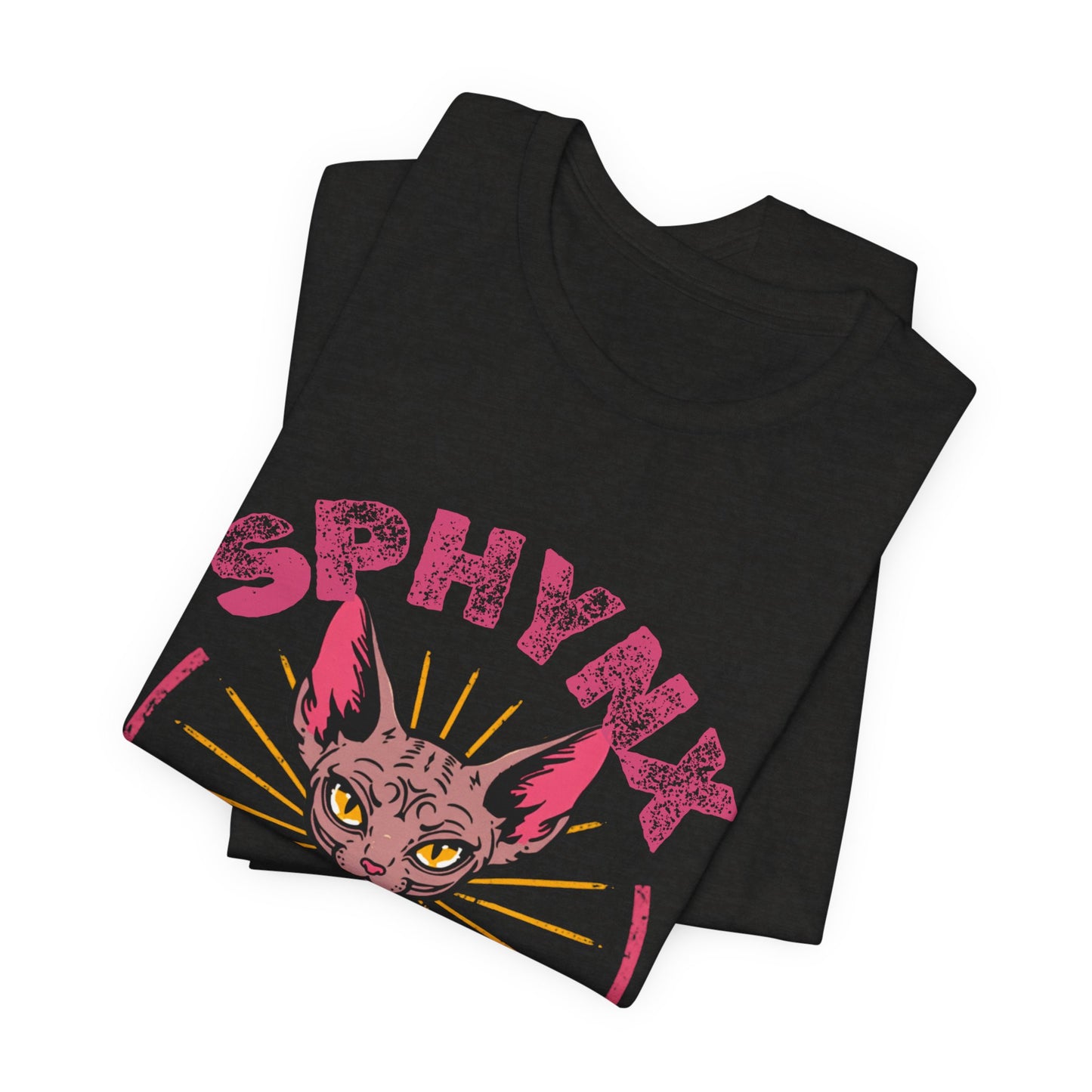 Cat funny t-shirt variant 18 - Sphynx Cat Funny T-Shirt - Naked & Unbothered - black