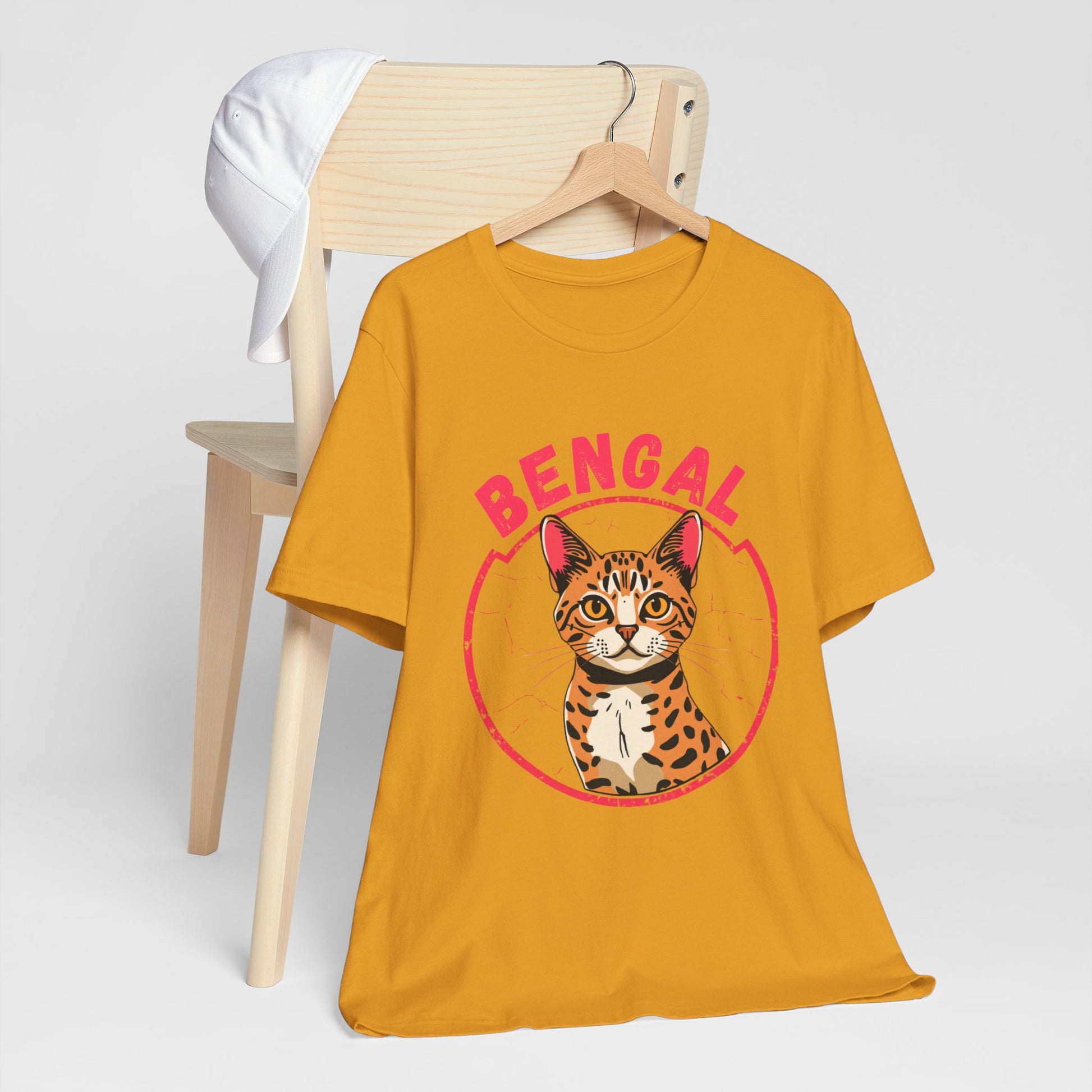 Bengal funny t-shirt variant 47 - Bengal Cat Funny T-Shirt - Wild At Heart Spoiled At Home - black