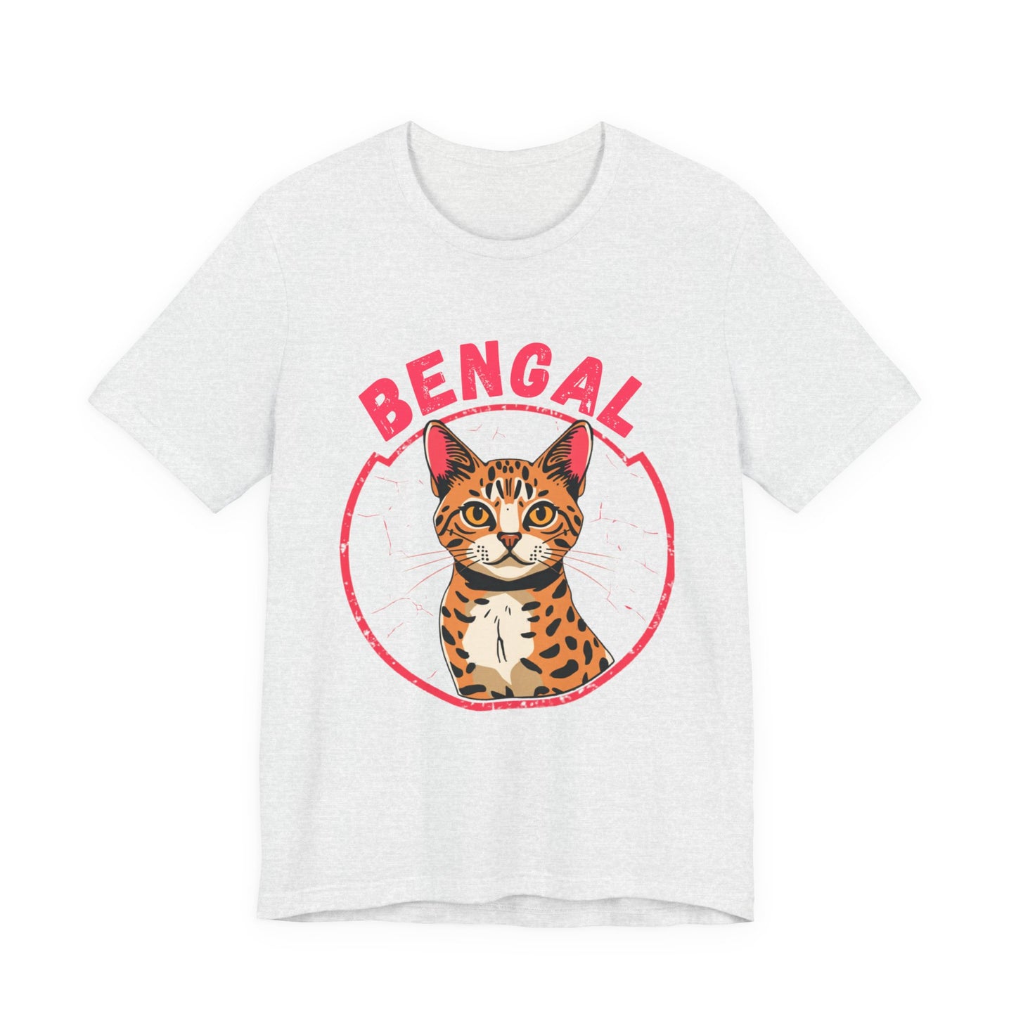 Bengal funny t-shirt variant 2 - Bengal Cat Funny T-Shirt - Wild At Heart Spoiled At Home - black