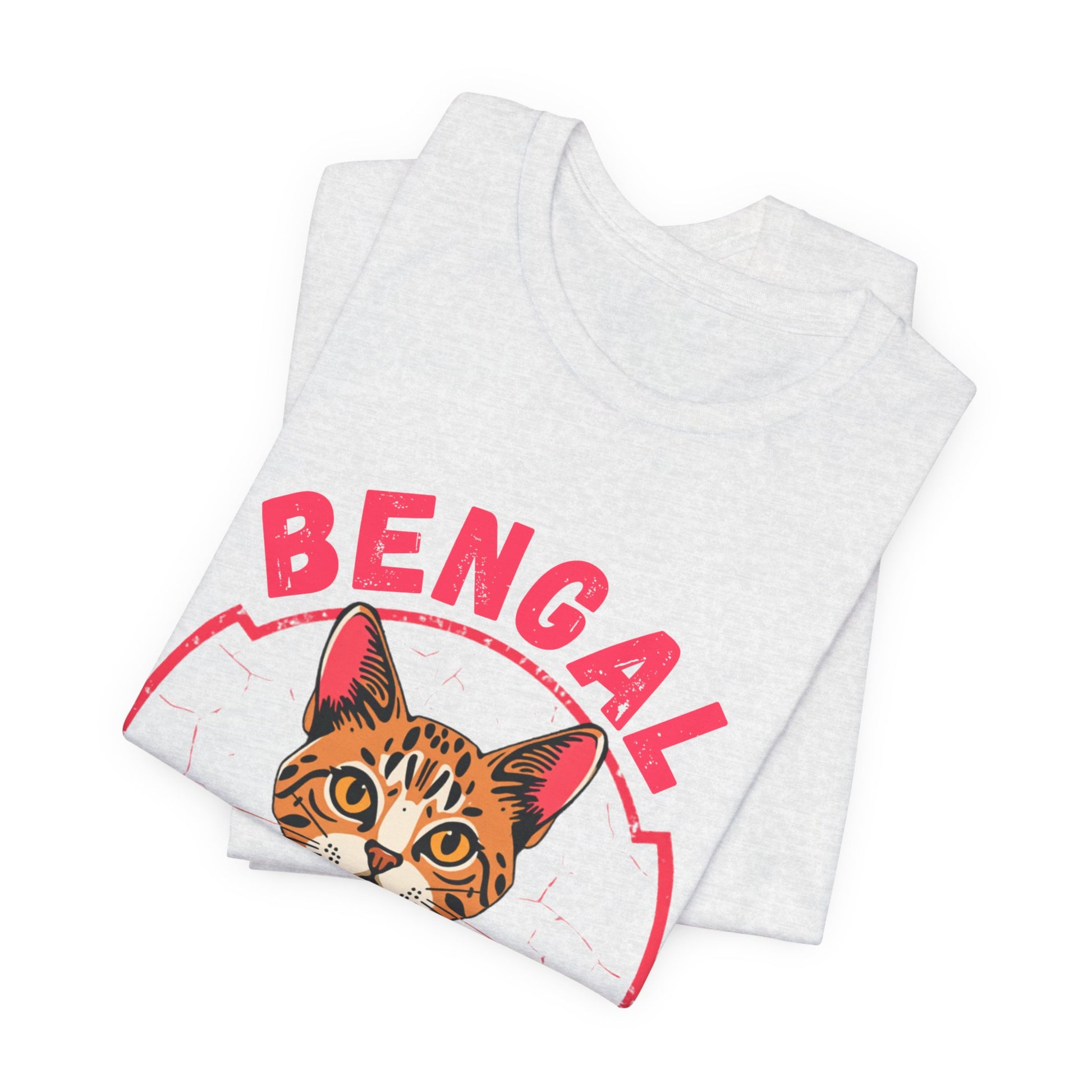 Bengal funny t-shirt variant 25 - Bengal Cat Funny T-Shirt - Wild At Heart Spoiled At Home - black