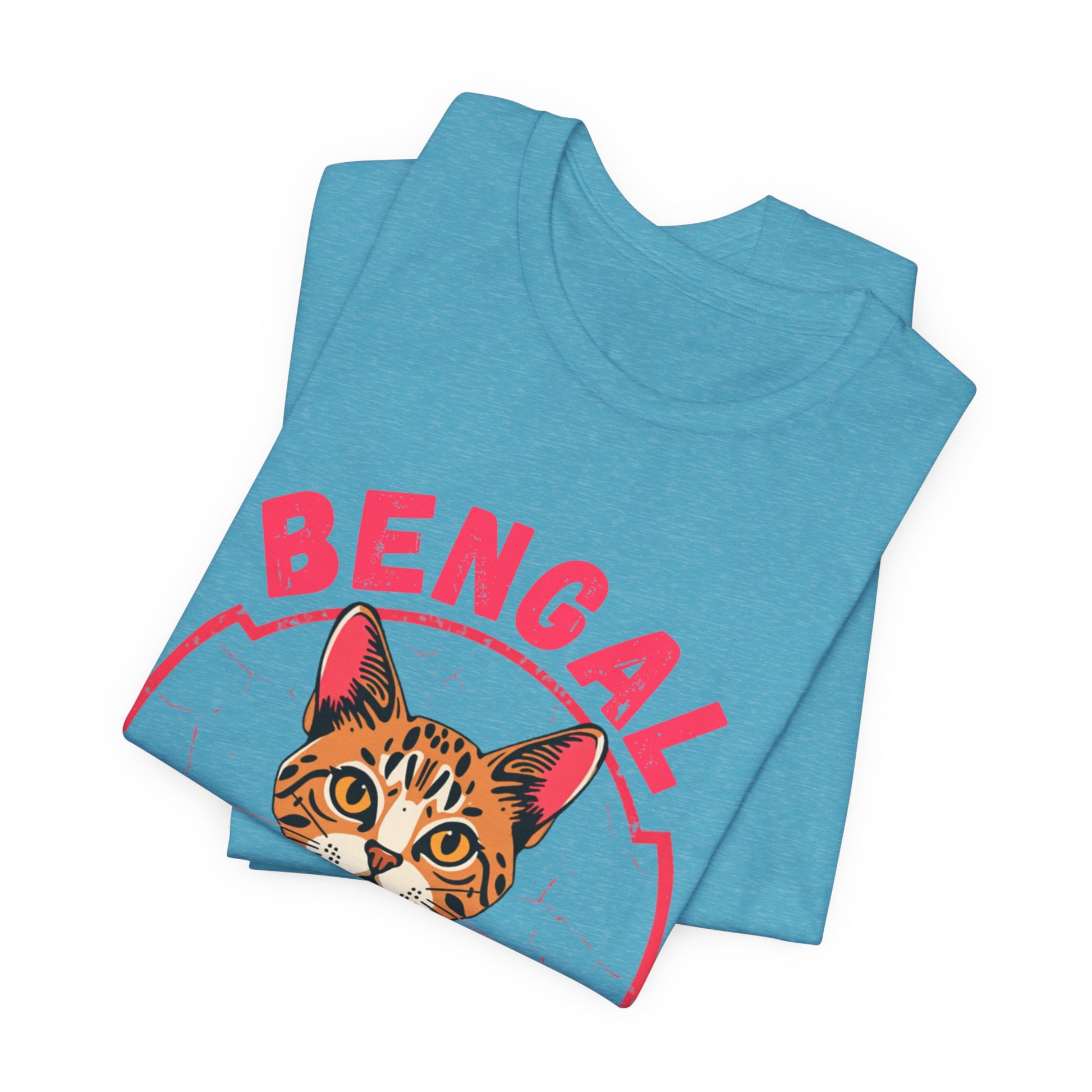 Bengal funny t-shirt variant 77 - Bengal Cat Funny T-Shirt - Wild At Heart Spoiled At Home - black