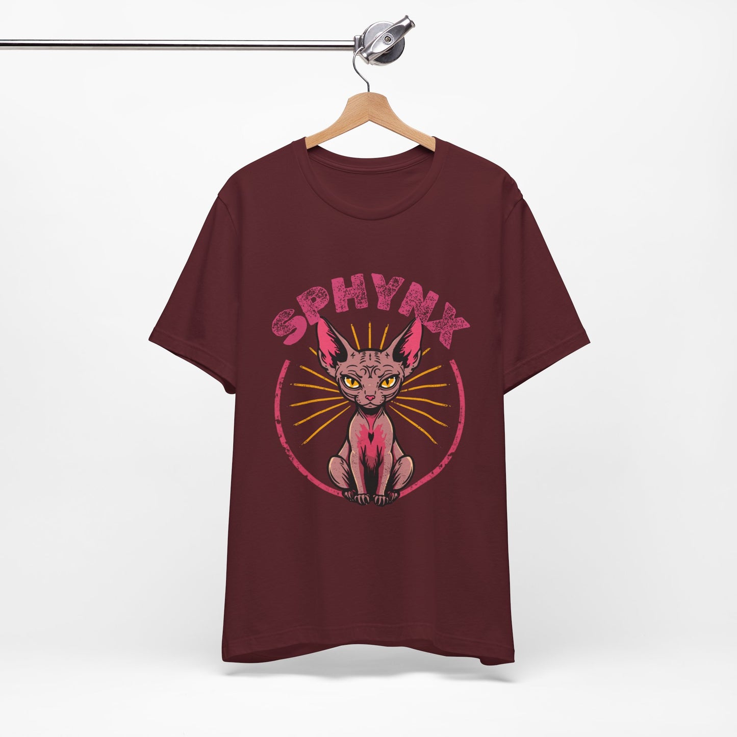 Cat funny t-shirt variant 22 - Sphynx Cat Funny T-Shirt - Naked & Unbothered - black