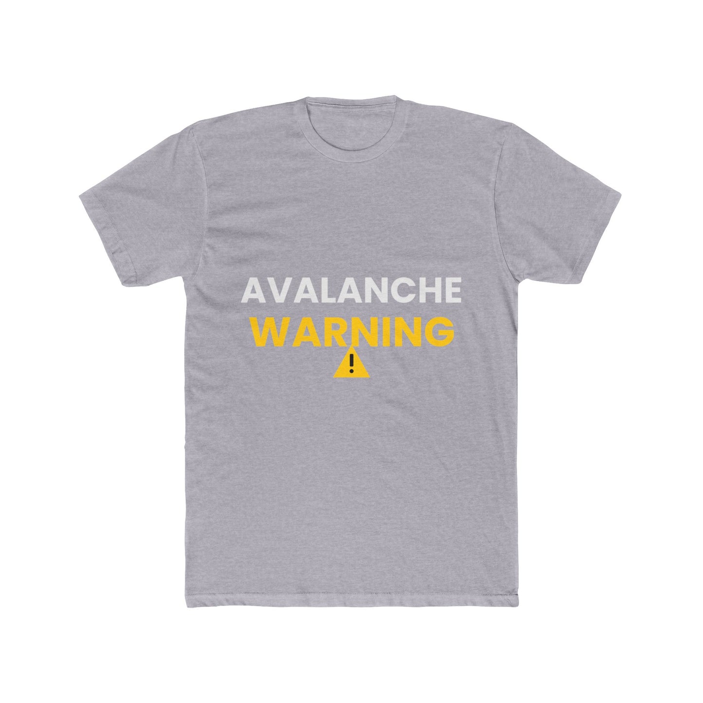Husky funny t-shirt variant 2 - Husky - Avalanche Warning - black