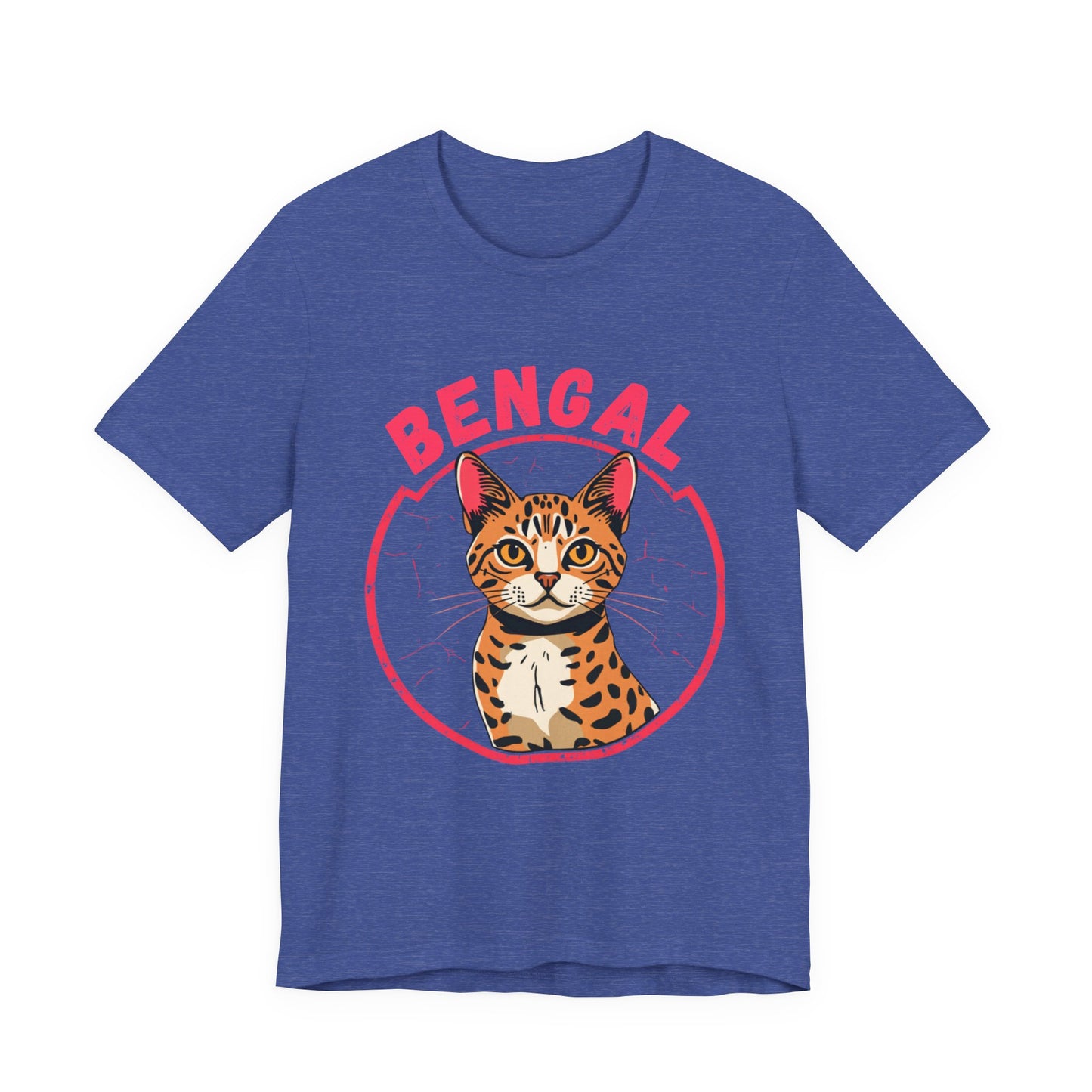 Bengal funny t-shirt variant 12 - Bengal Cat Funny T-Shirt - Wild At Heart Spoiled At Home - black