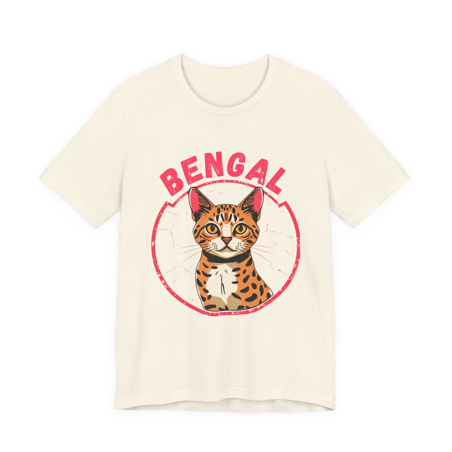 Bengal funny t-shirt variant 5 - Bengal Cat Funny T-Shirt - Wild At Heart Spoiled At Home - black