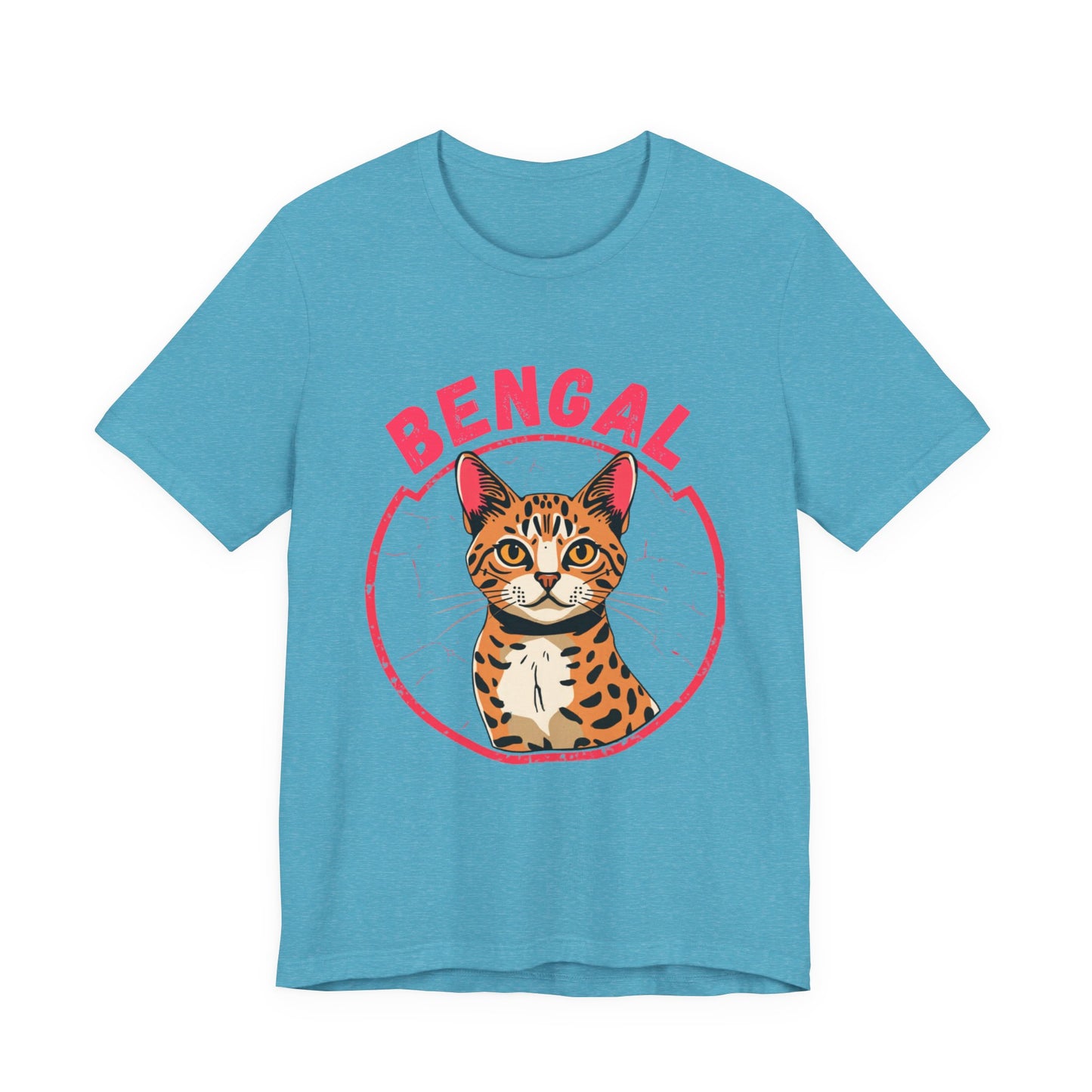 Bengal funny t-shirt variant 15 - Bengal Cat Funny T-Shirt - Wild At Heart Spoiled At Home - black