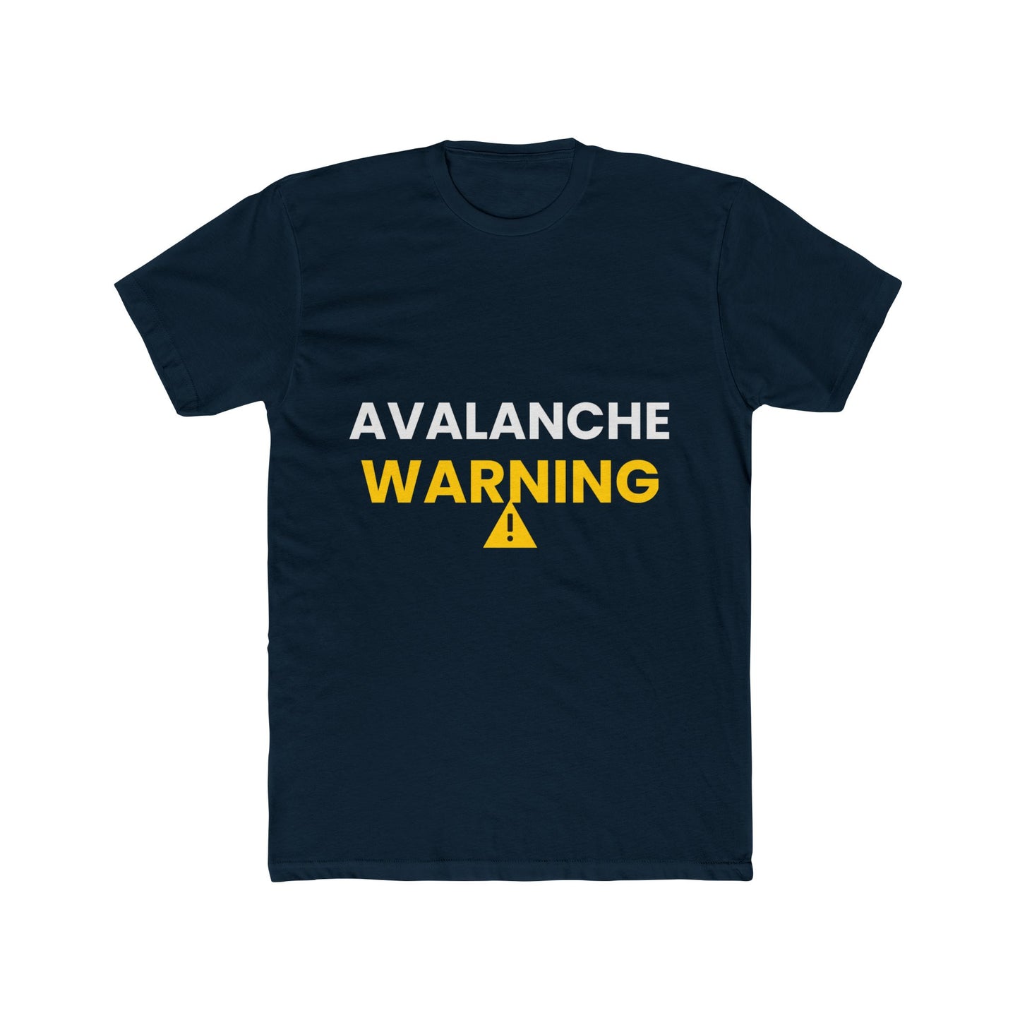 Husky funny t-shirt variant 3 - Husky - Avalanche Warning - black