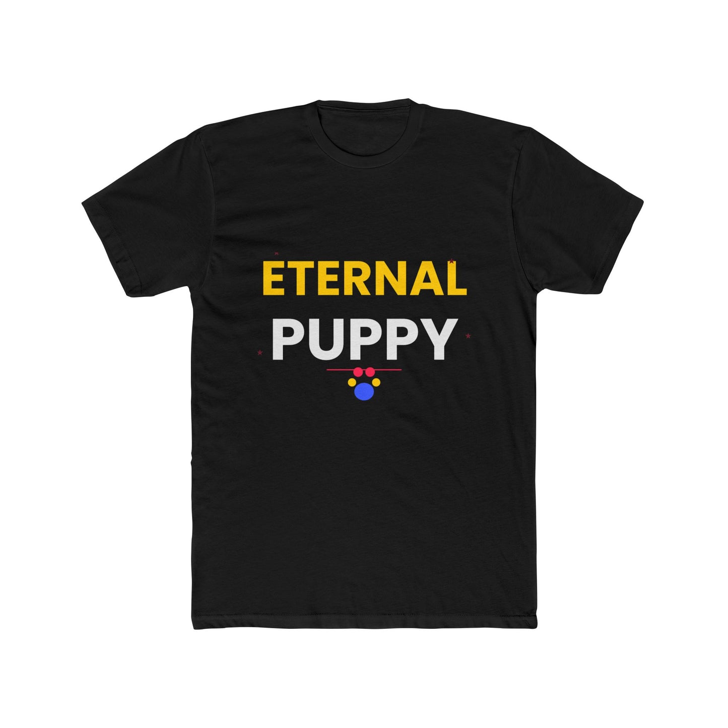 Boxer funny t-shirt front - Boxer - Eternal Puppy - black