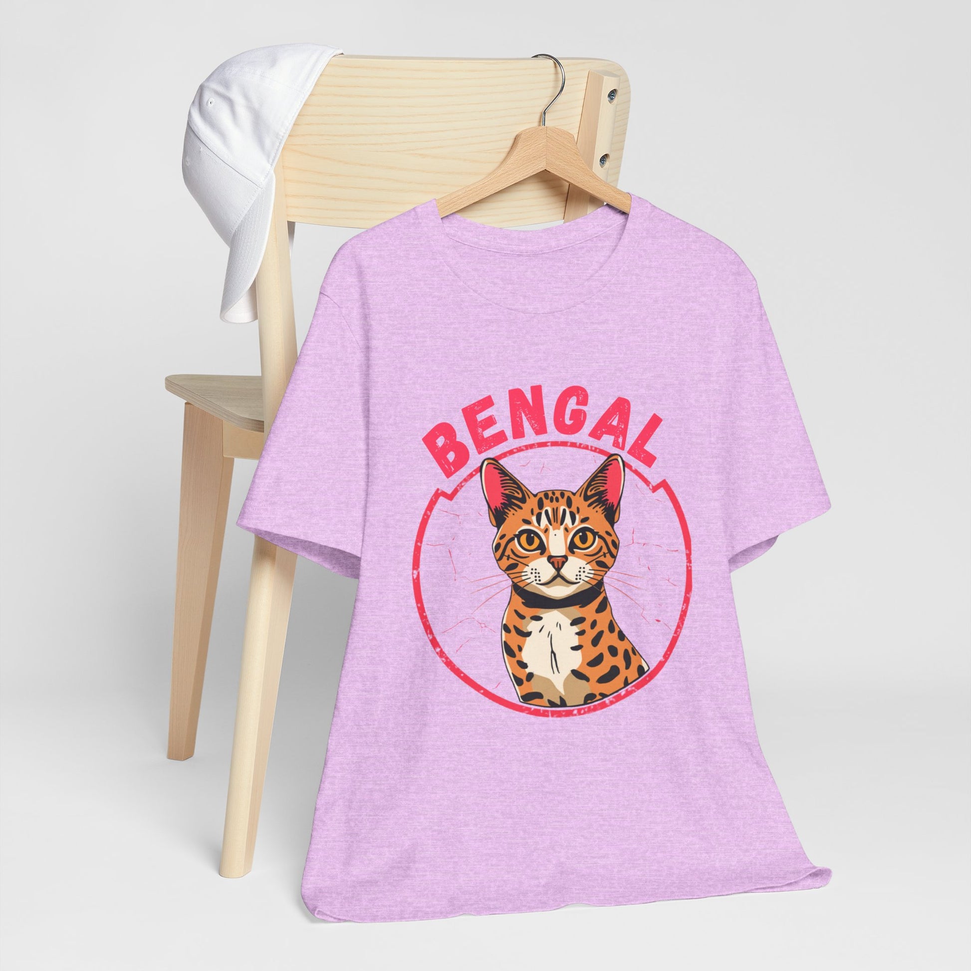 Bengal funny t-shirt variant 87 - Bengal Cat Funny T-Shirt - Wild At Heart Spoiled At Home - black