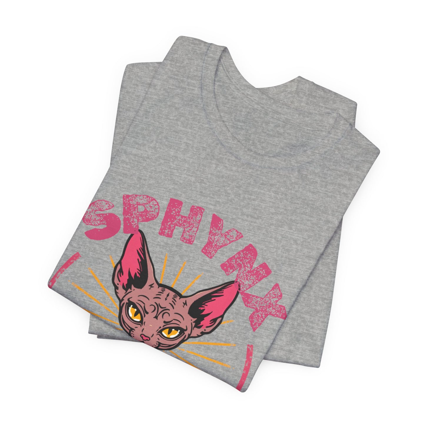 Cat funny t-shirt variant 5 - Sphynx Cat Funny T-Shirt - Naked & Unbothered - black