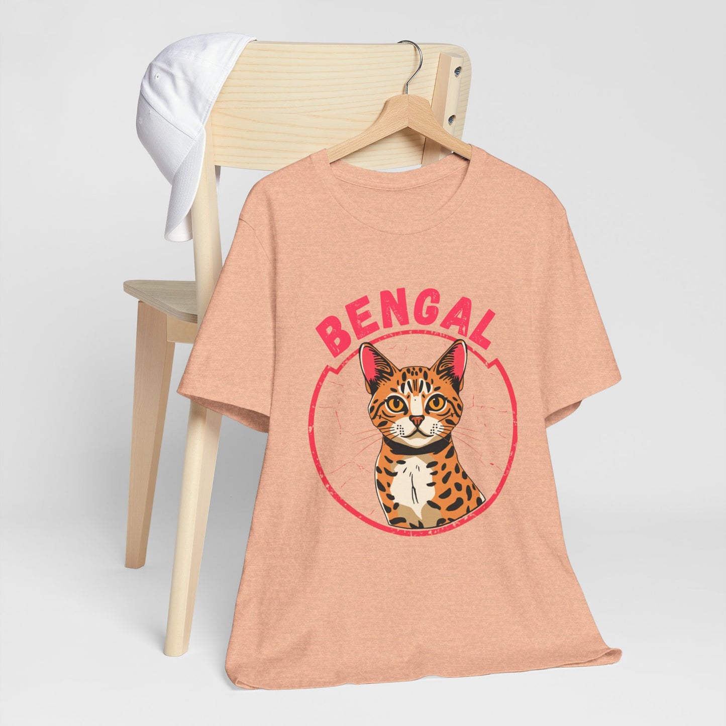 Bengal funny t-shirt variant 43 - Bengal Cat Funny T-Shirt - Wild At Heart Spoiled At Home - black