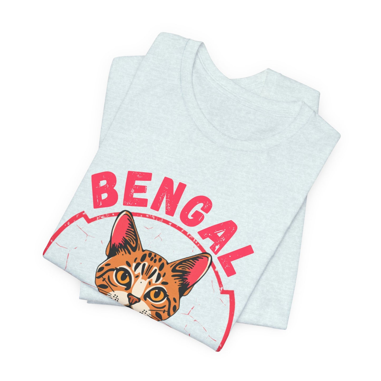 Bengal funny t-shirt variant 57 - Bengal Cat Funny T-Shirt - Wild At Heart Spoiled At Home - black