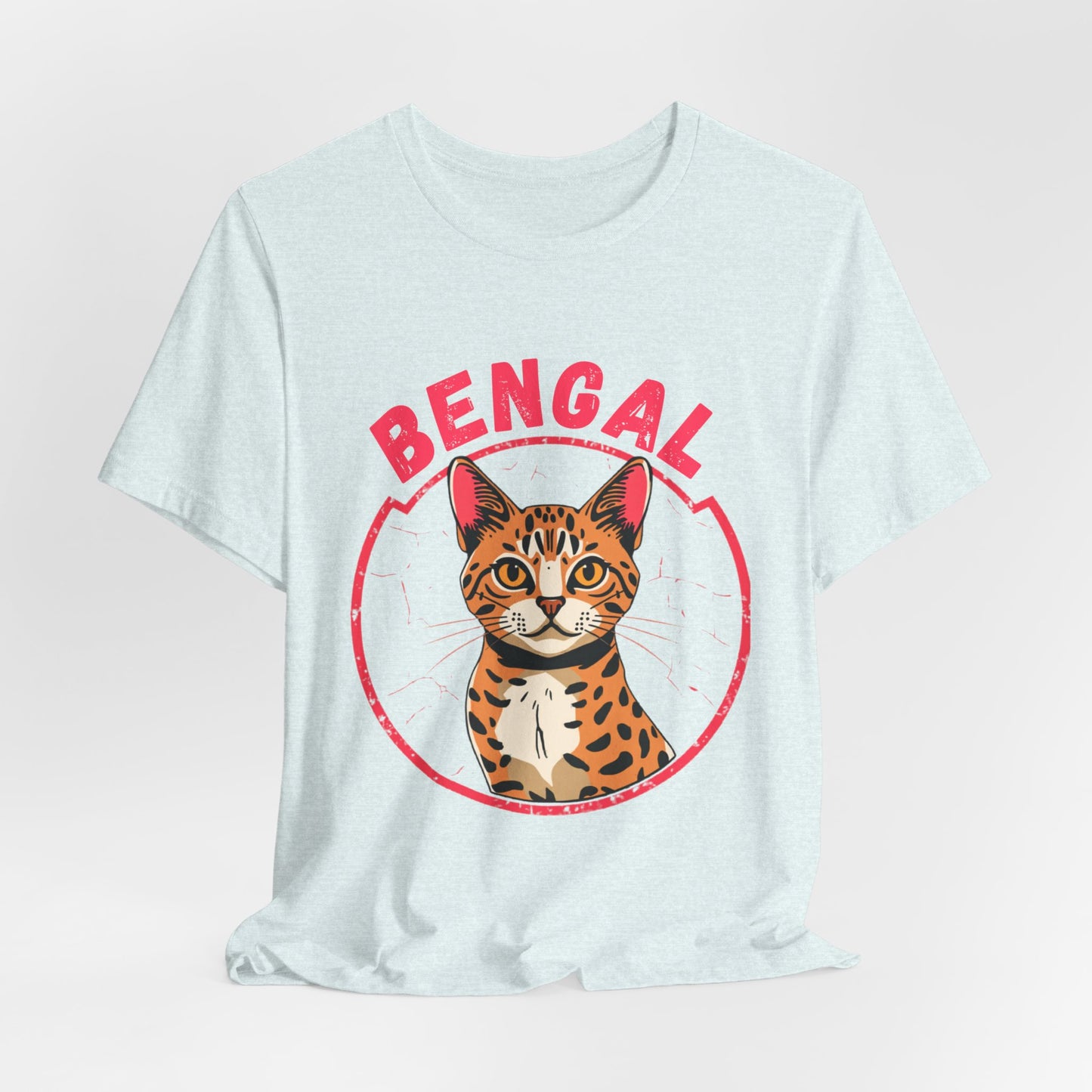 Bengal funny t-shirt variant 58 - Bengal Cat Funny T-Shirt - Wild At Heart Spoiled At Home - black
