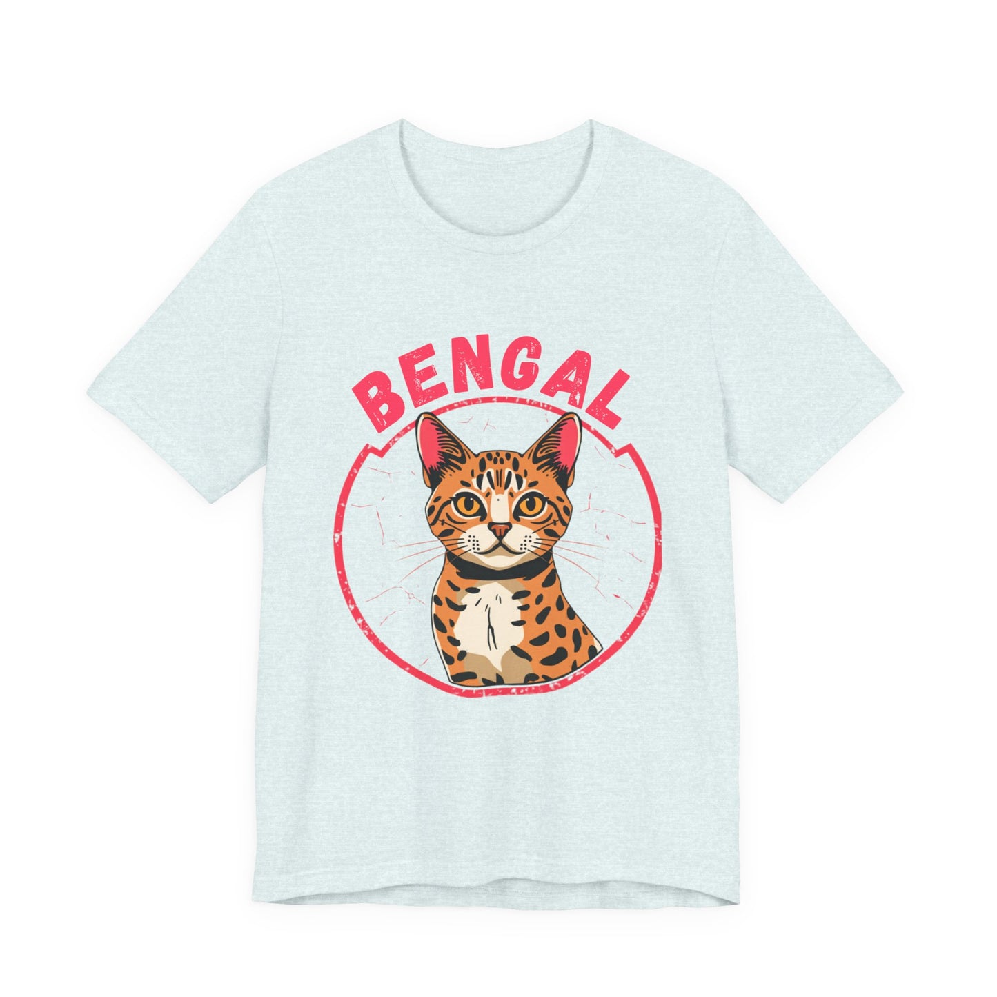 Bengal funny t-shirt variant 10 - Bengal Cat Funny T-Shirt - Wild At Heart Spoiled At Home - black