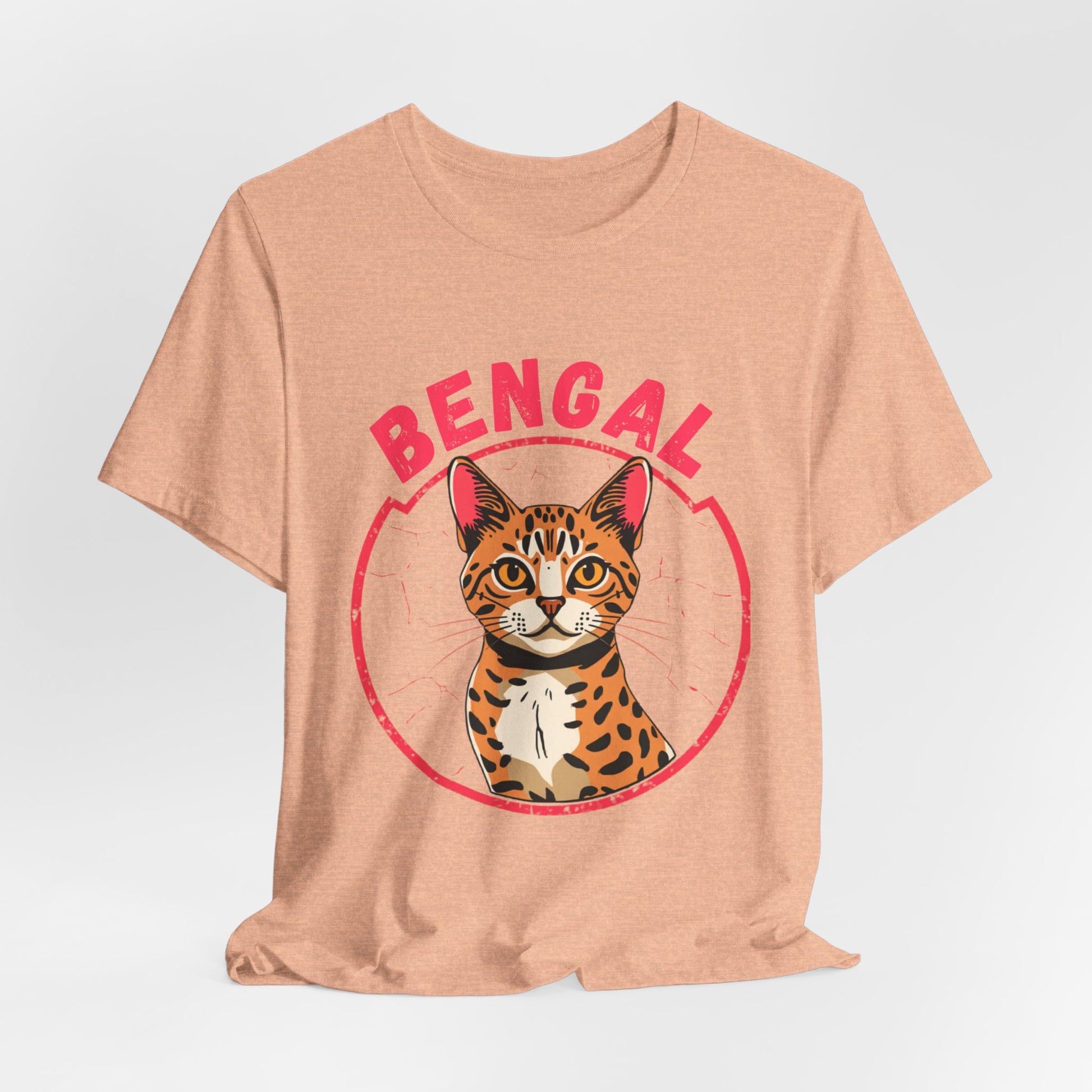 Bengal funny t-shirt variant 42 - Bengal Cat Funny T-Shirt - Wild At Heart Spoiled At Home - black