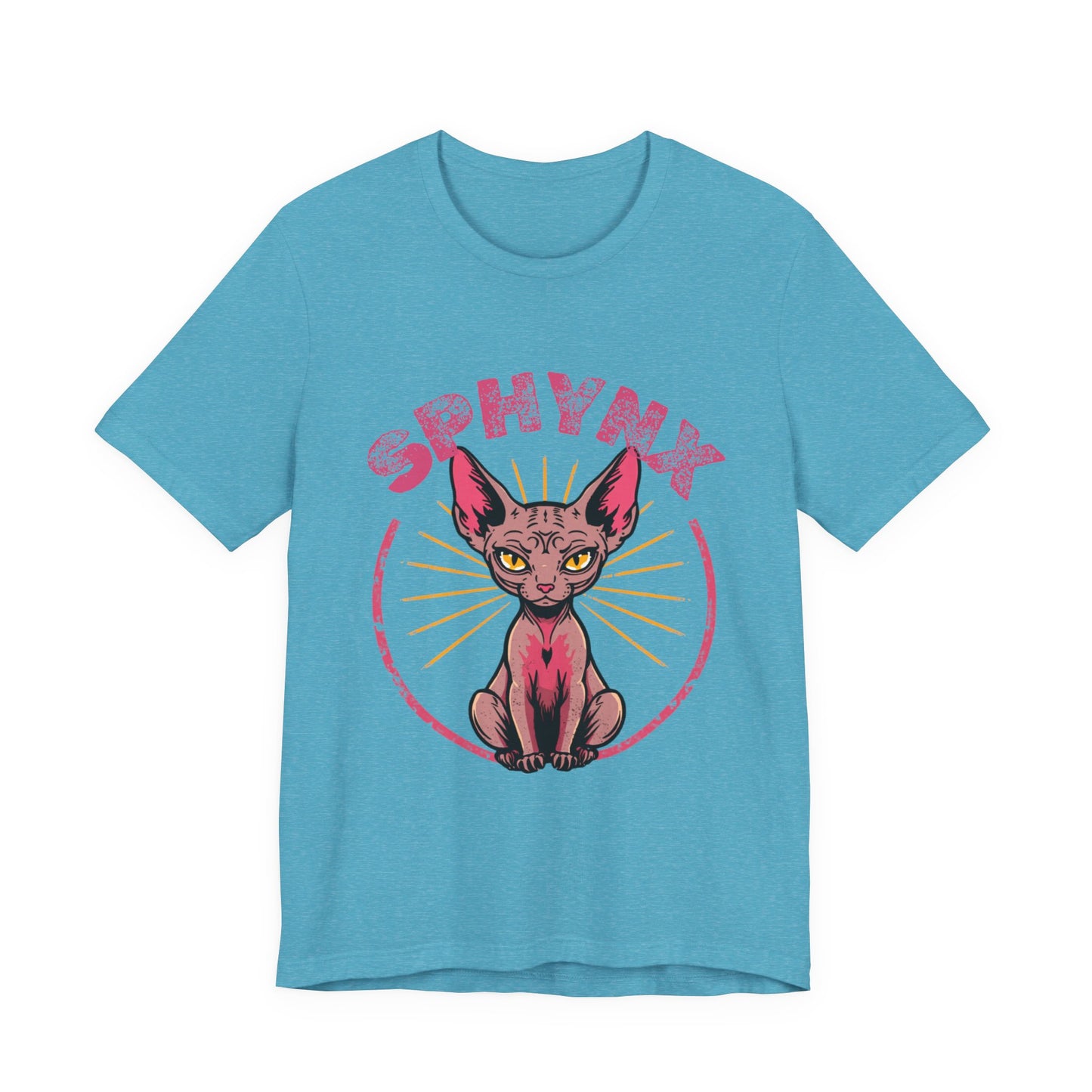 Cat funny t-shirt variant 4 - Sphynx Cat Funny T-Shirt - Naked & Unbothered - black