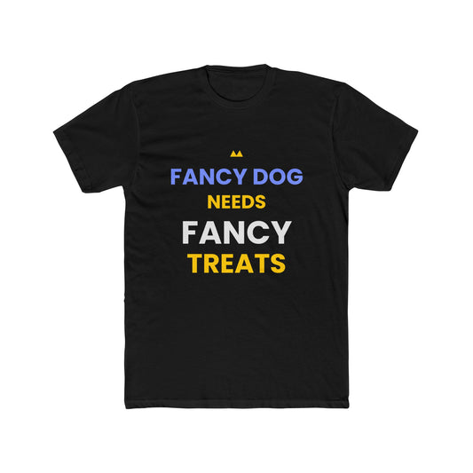 Poodle funny t-shirt front - Poodle - Fancy Dog Needs Fancy Treats - black